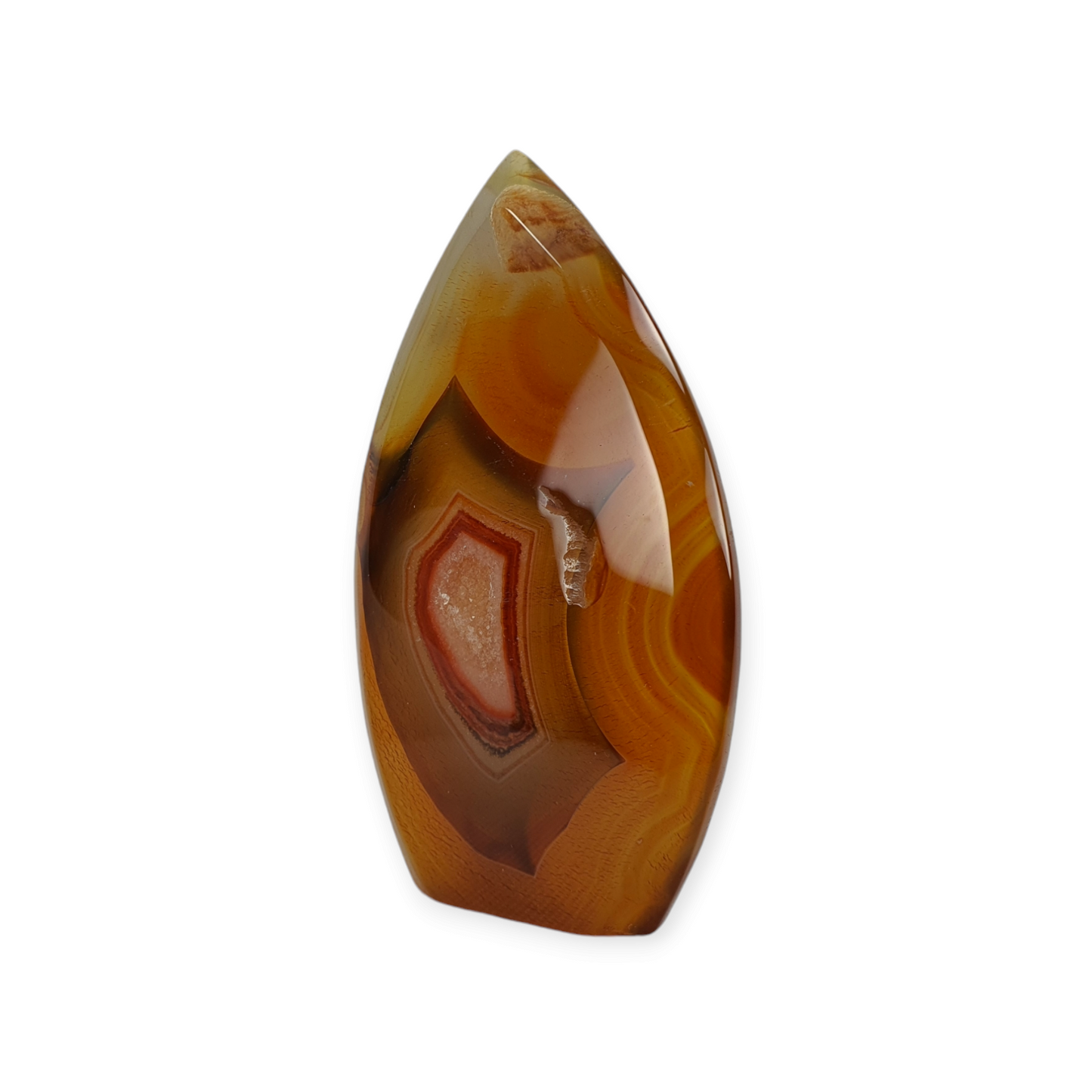 Crystals - Carnelian Polished Teardrop