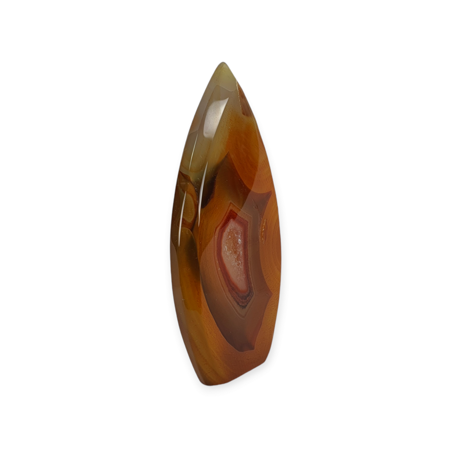 Crystals - Carnelian Polished Teardrop