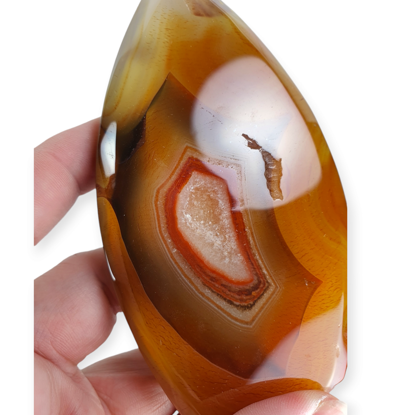 Crystals - Carnelian Polished Teardrop