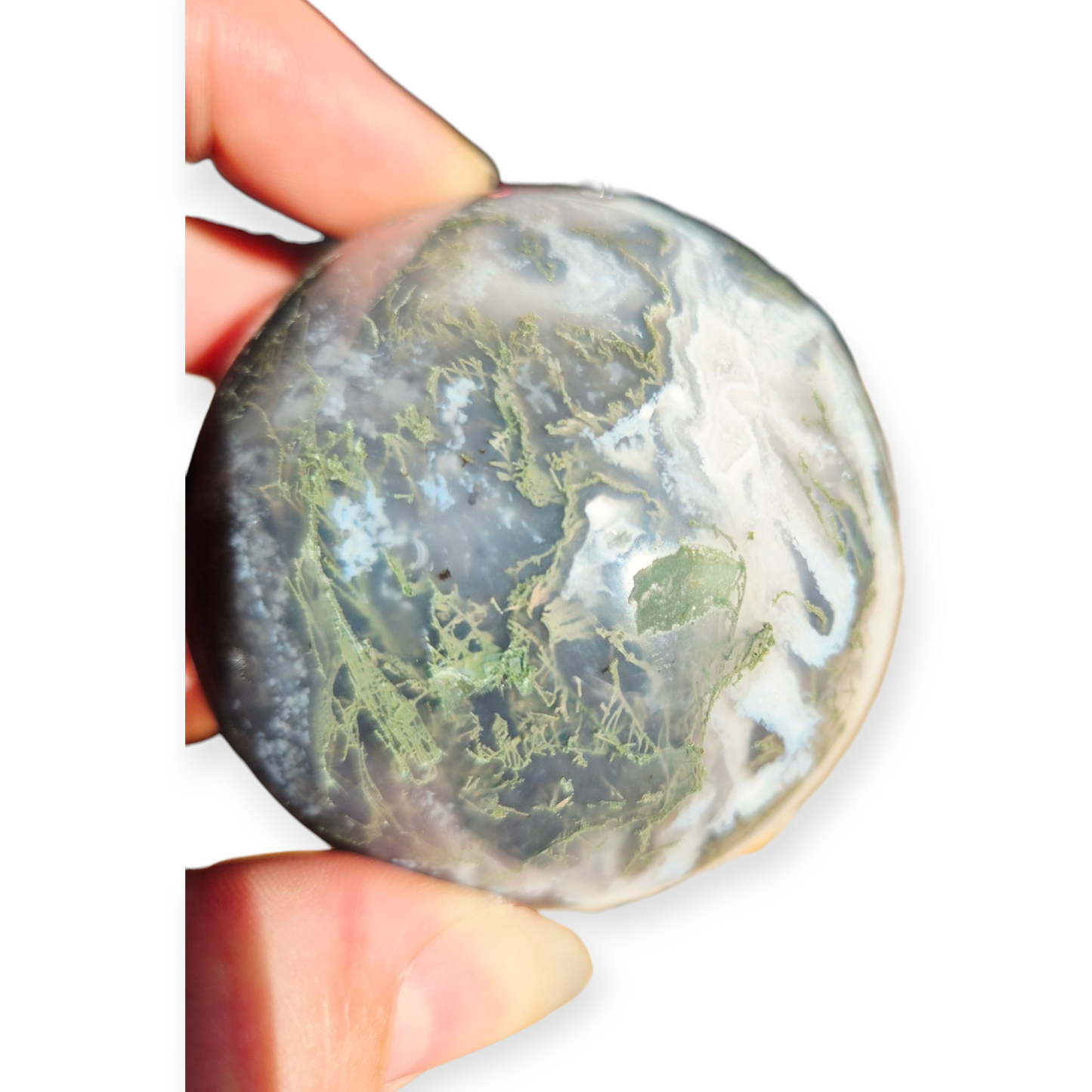 Crystals - Moss Agate Sphere