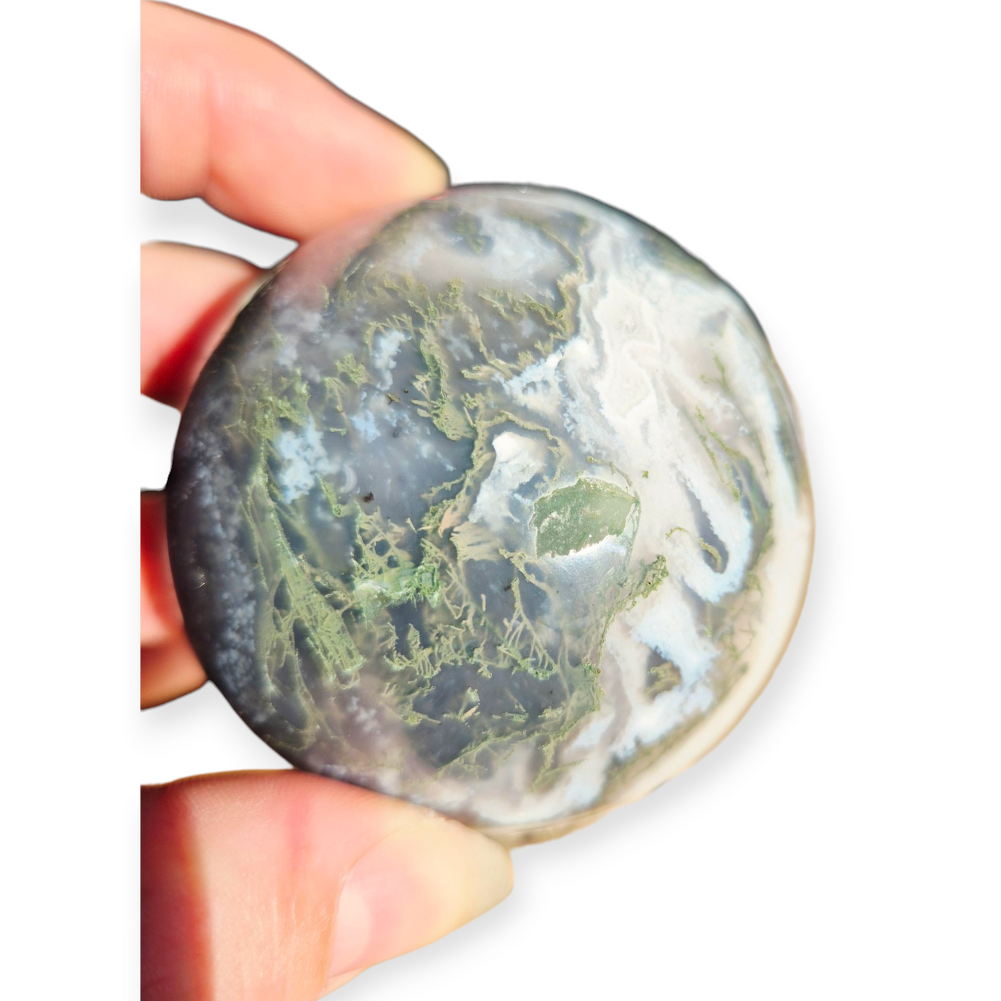 Crystals - Moss Agate Sphere