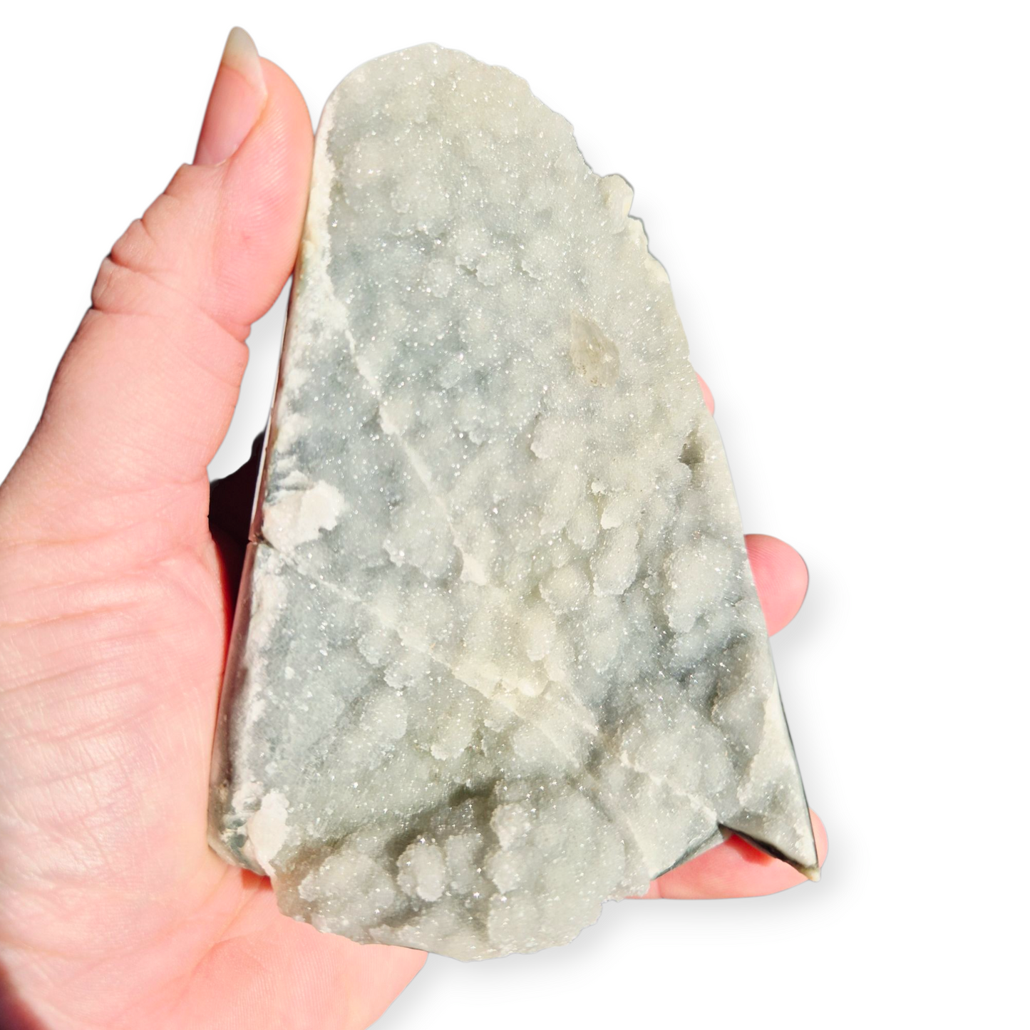 Crystals - Prasiolite (Green Amethyst) Cluster - Natural and Rare