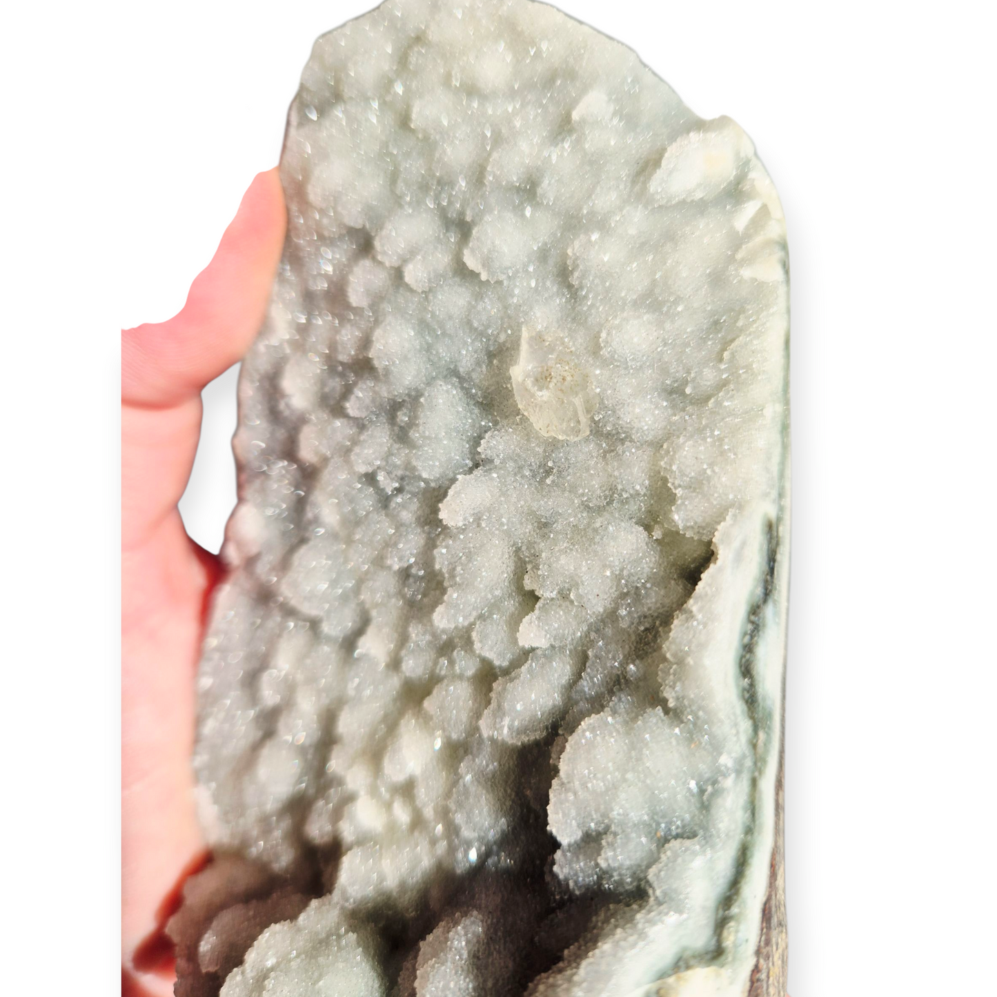 Crystals - Prasiolite (Green Amethyst) Cluster - Natural and Rare
