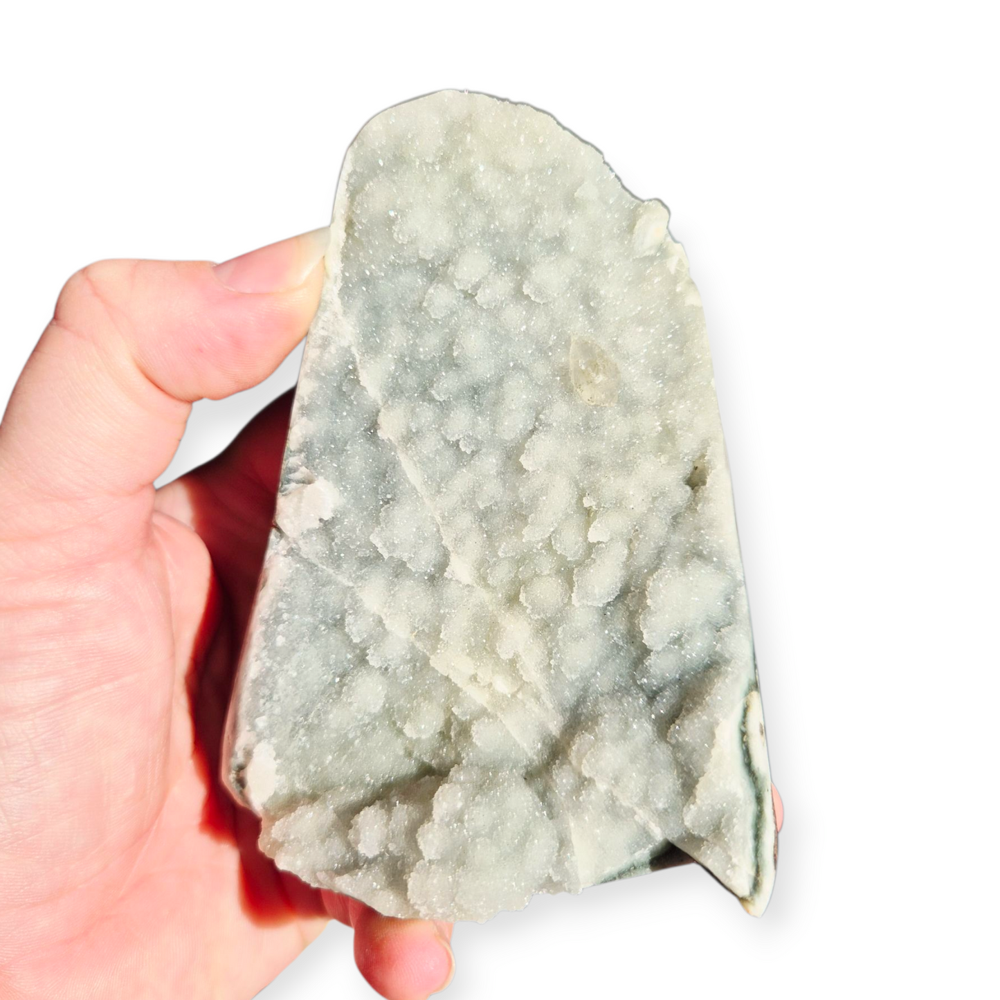 Crystals - Prasiolite (Green Amethyst) Cluster - Natural and Rare