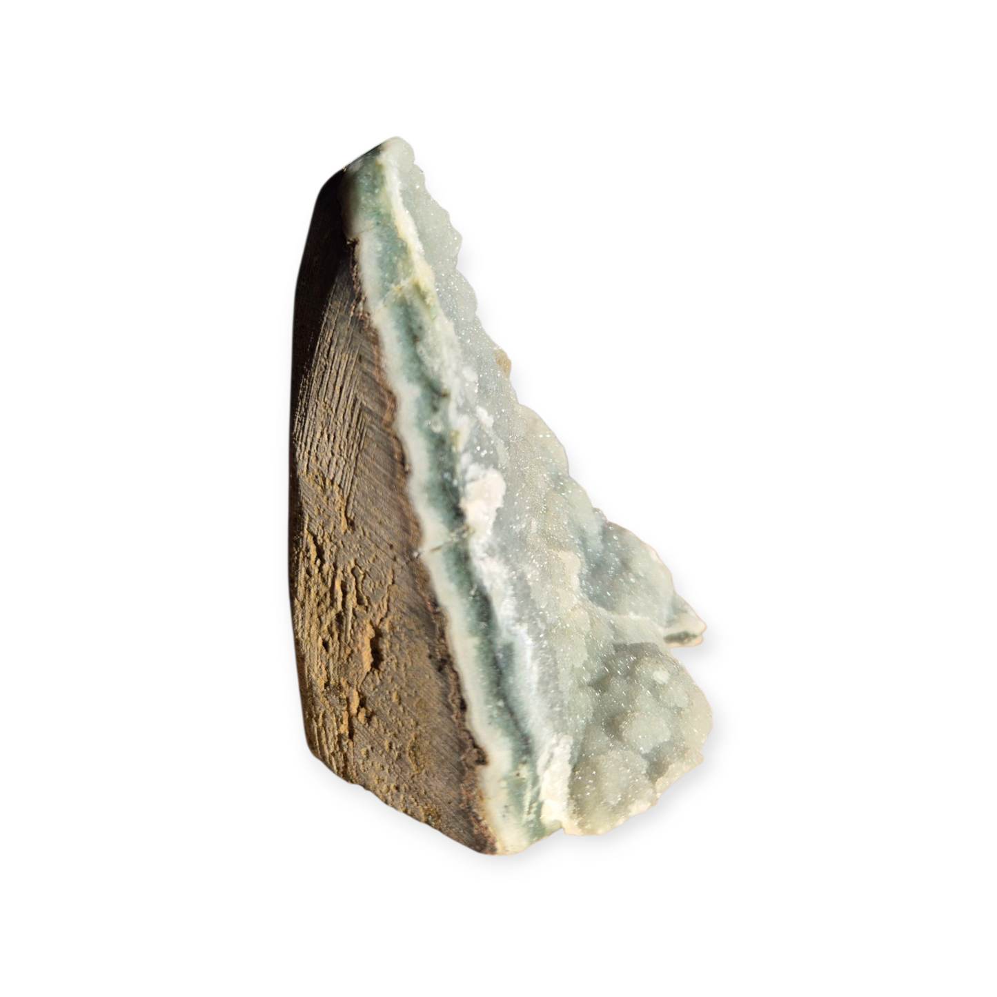Crystals - Prasiolite (Green Amethyst) Cluster - Natural and Rare
