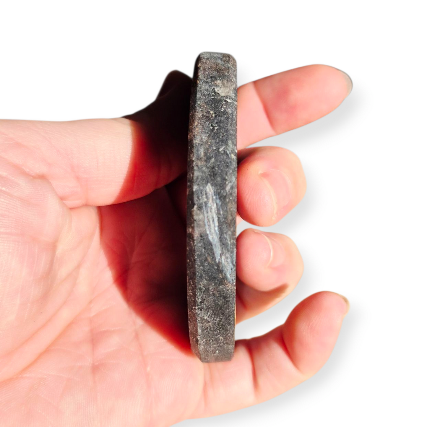 Crystals - Arfvedsonite Moon Carving