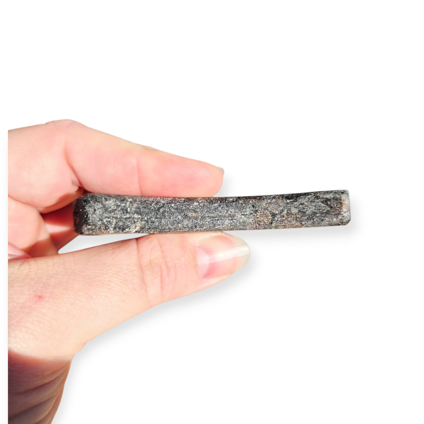 Crystals - Arfvedsonite Moon Carving