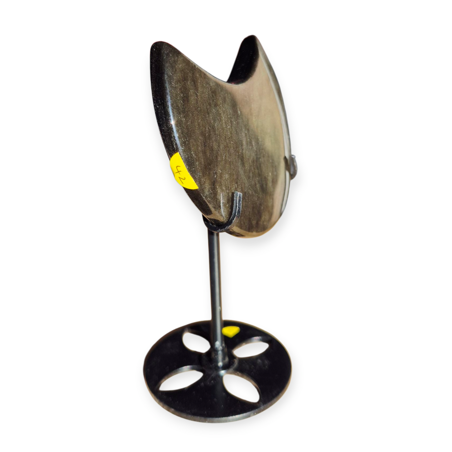 Crystals - Obsidian (Gold Sheen) Moon Carving