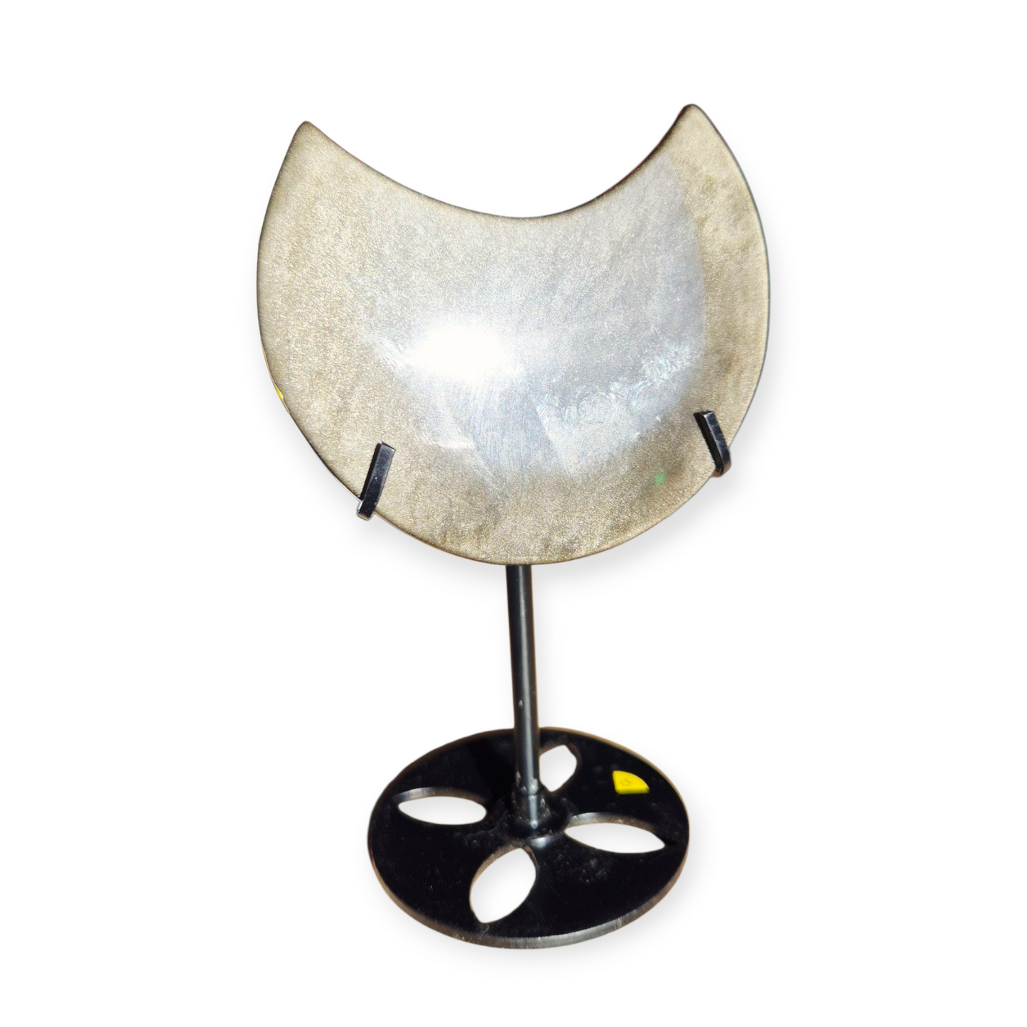 Crystals - Obsidian (Gold Sheen) Moon Carving
