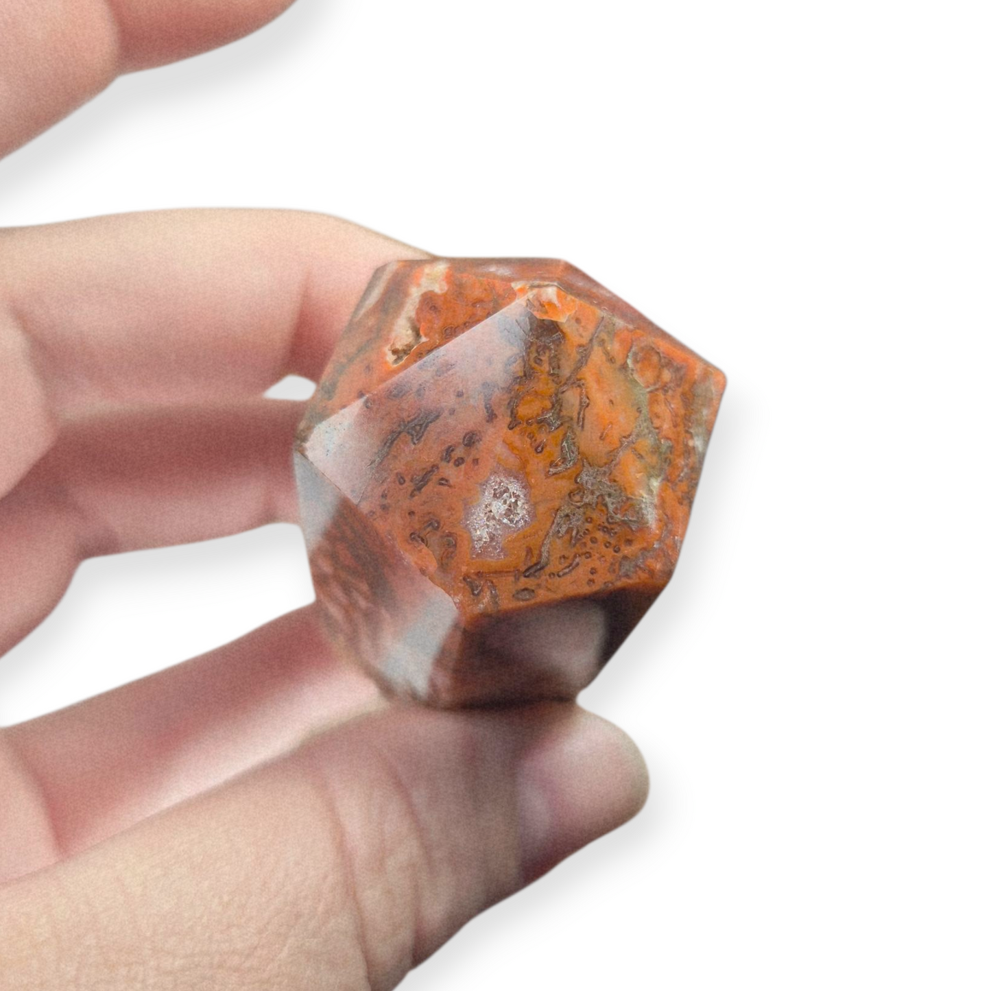 Crystals - Red and Green Moss Agate Generator/Point