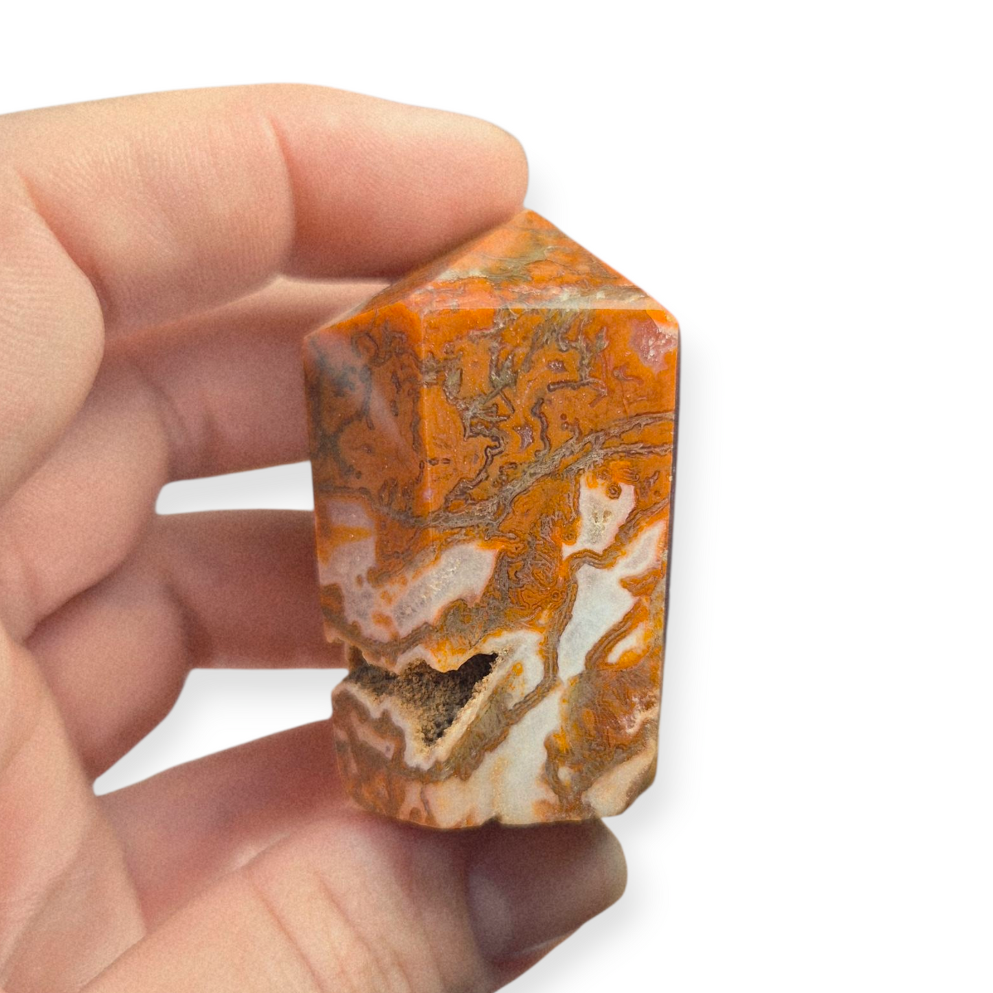 Crystals - Red and Green Moss Agate Generator/Point