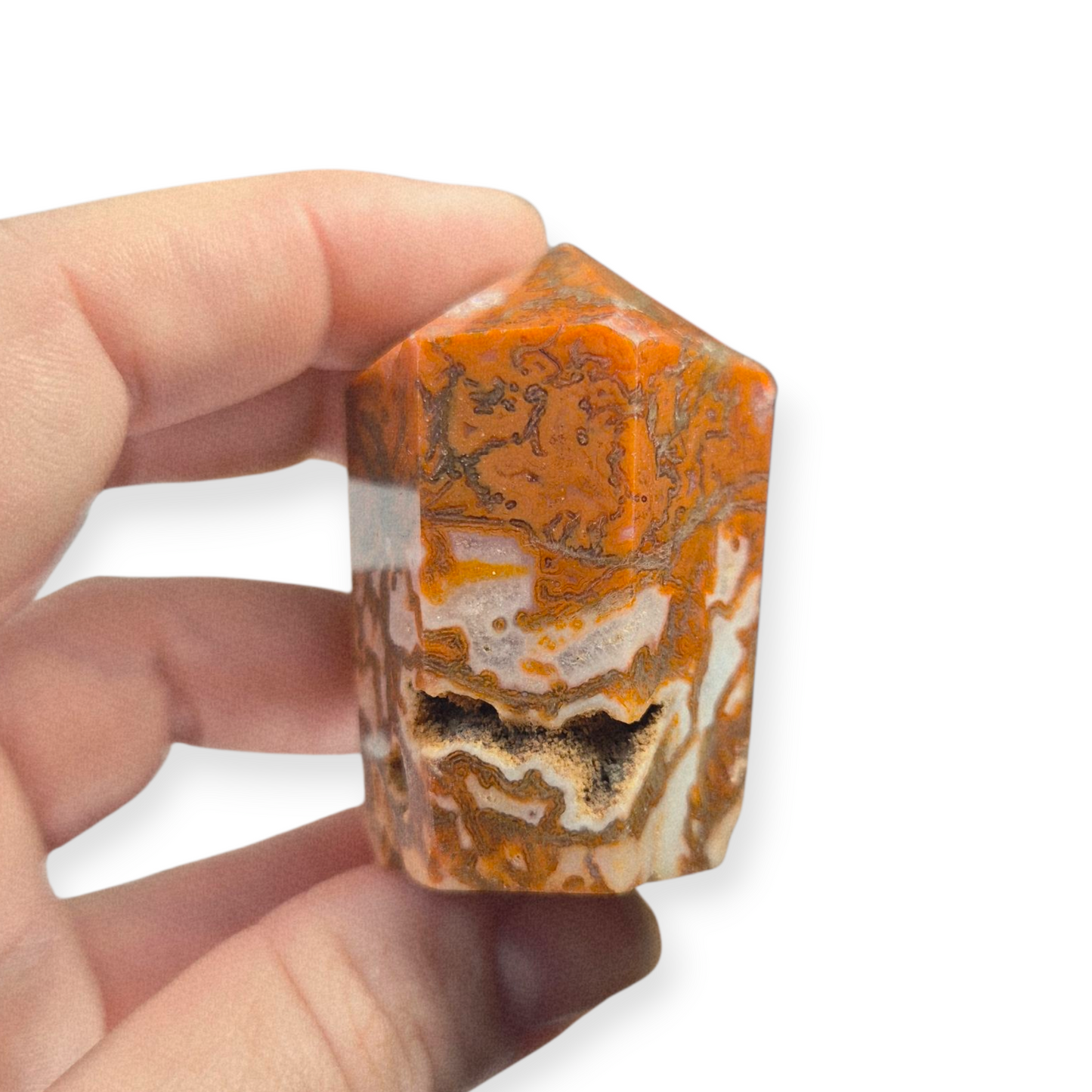 Crystals - Red and Green Moss Agate Generator/Point