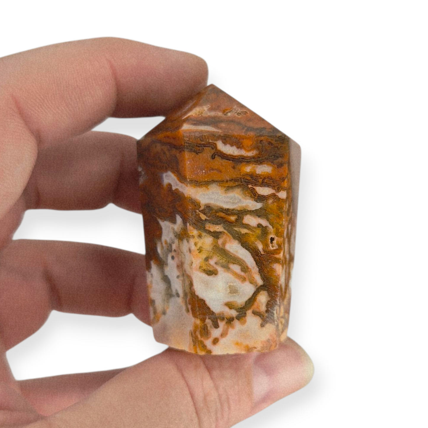 Crystals - Red and Green Moss Agate Generator/Point