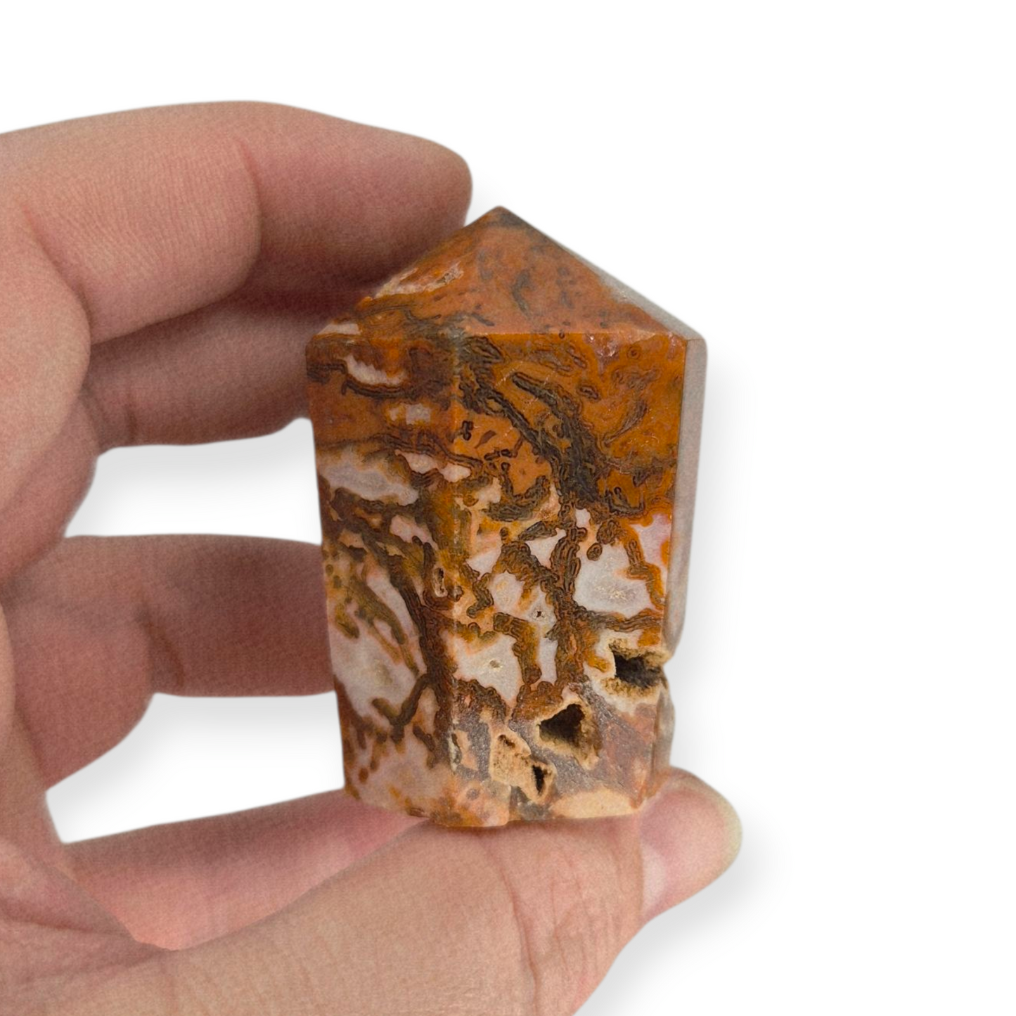 Crystals - Red and Green Moss Agate Generator/Point