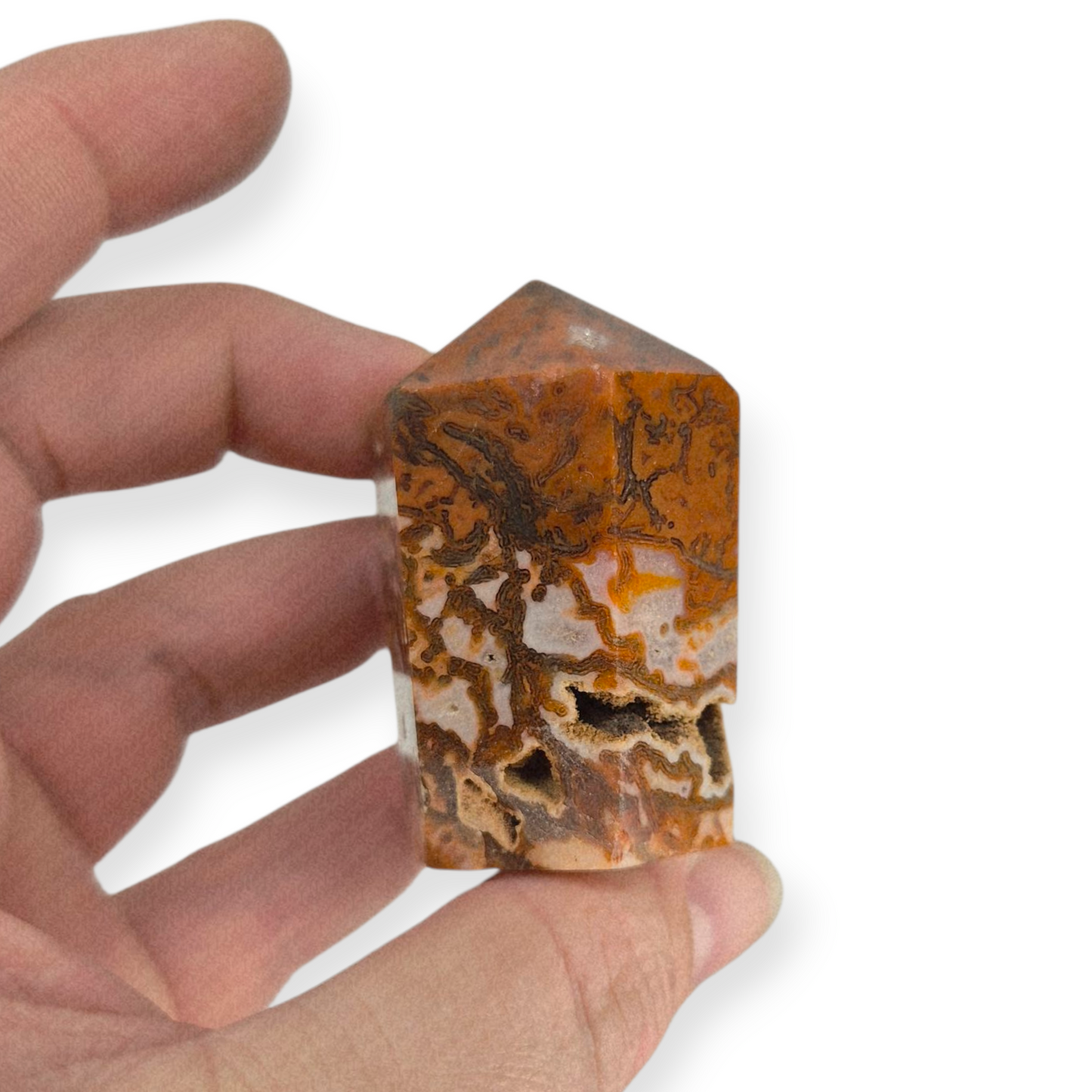 Crystals - Red and Green Moss Agate Generator/Point