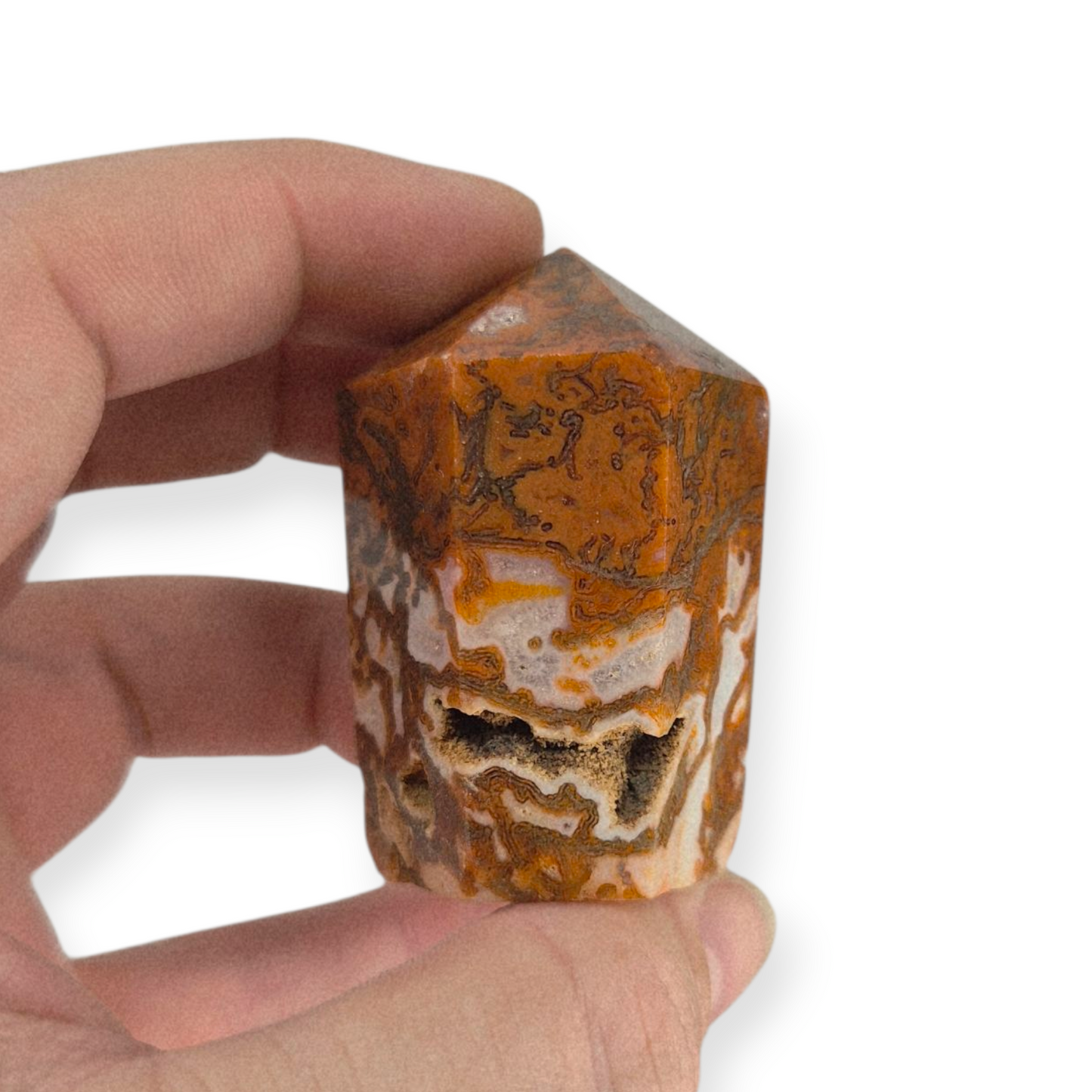 Crystals - Red and Green Moss Agate Generator/Point