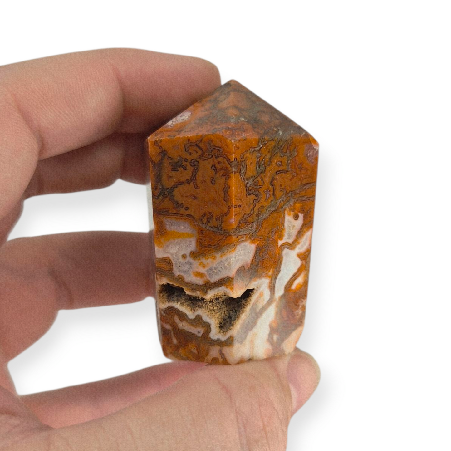 Crystals - Red and Green Moss Agate Generator/Point