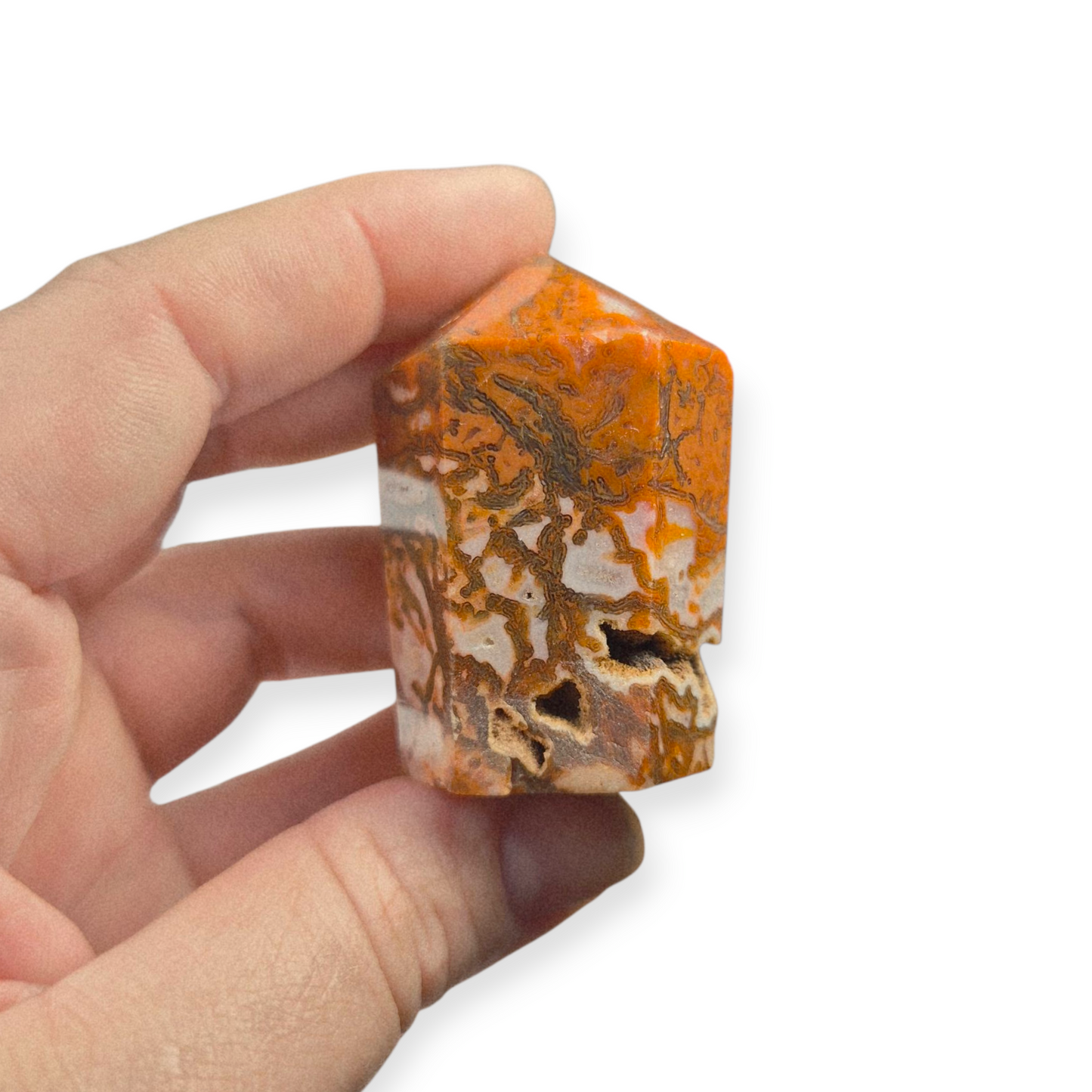 Crystals - Red and Green Moss Agate Generator/Point