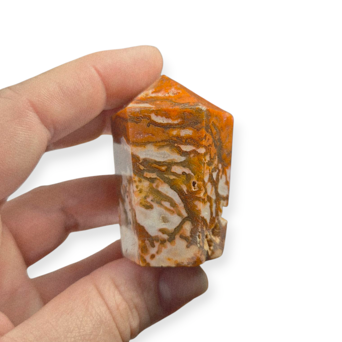 Crystals - Red and Green Moss Agate Generator/Point