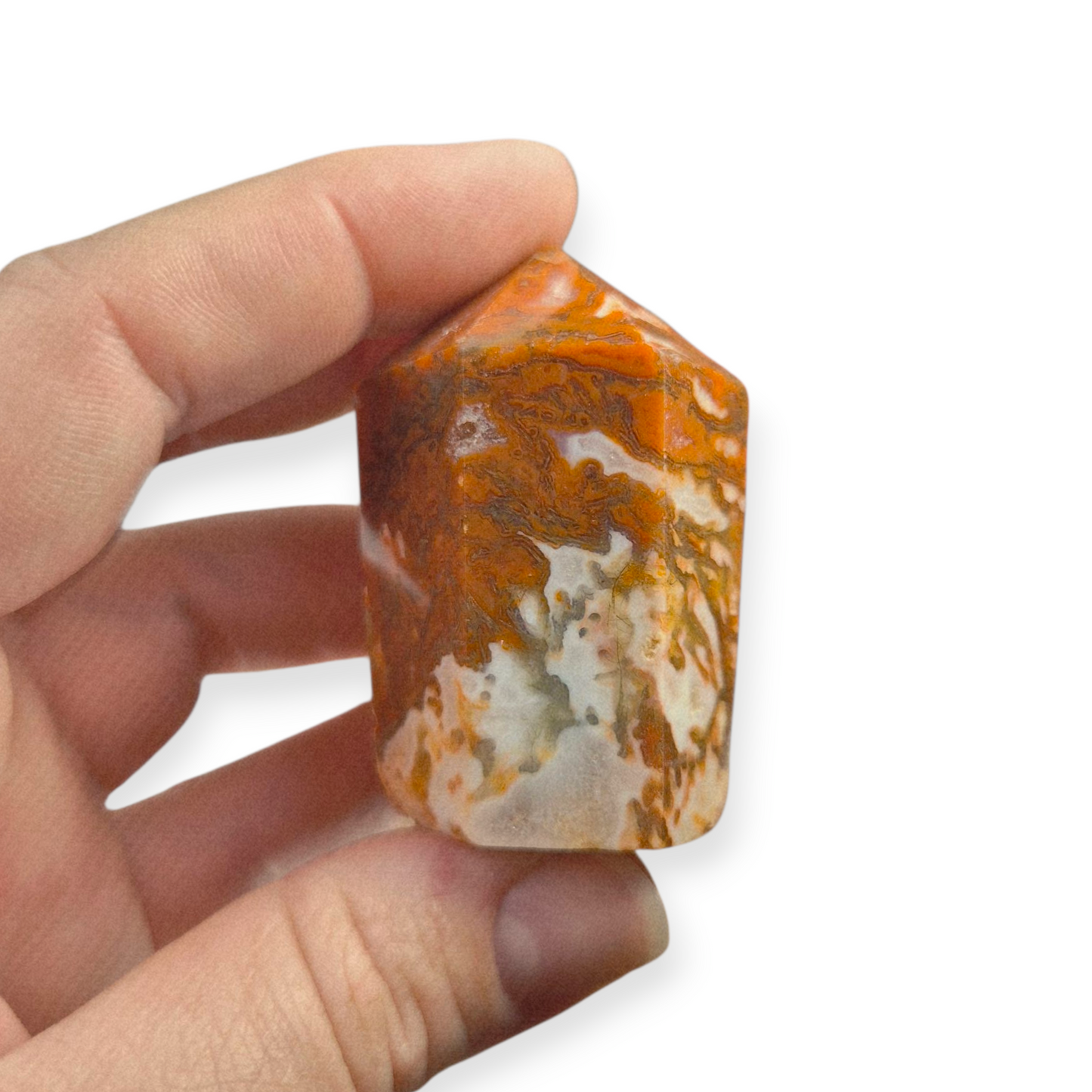 Crystals - Red and Green Moss Agate Generator/Point