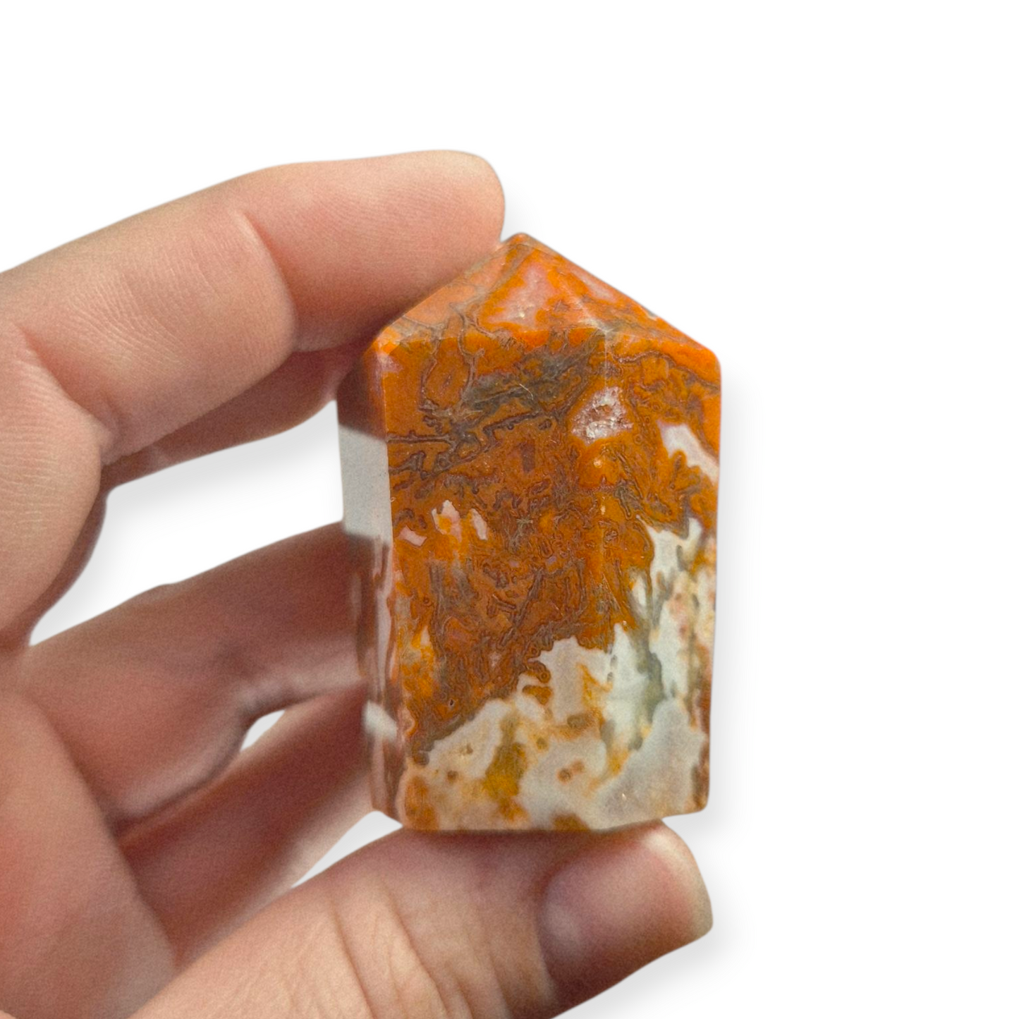 Crystals - Red and Green Moss Agate Generator/Point