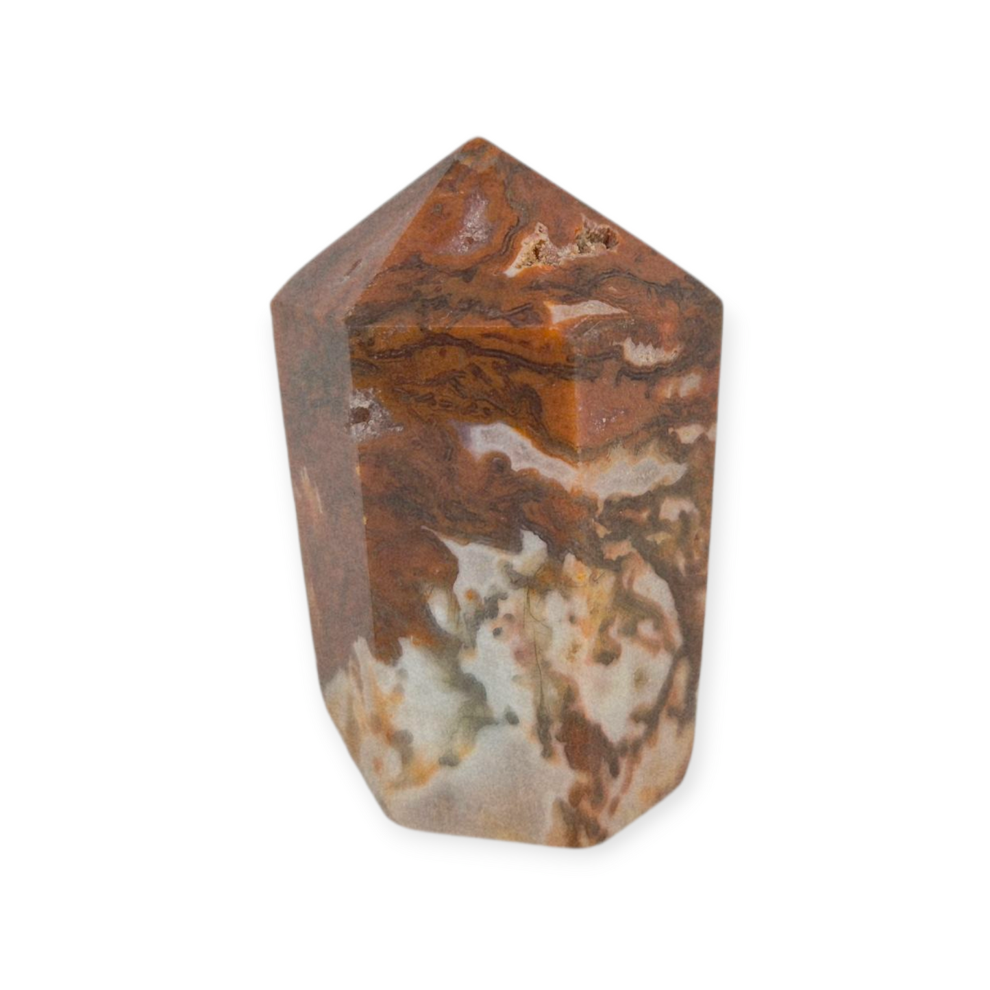 Crystals - Red and Green Moss Agate Generator/Point