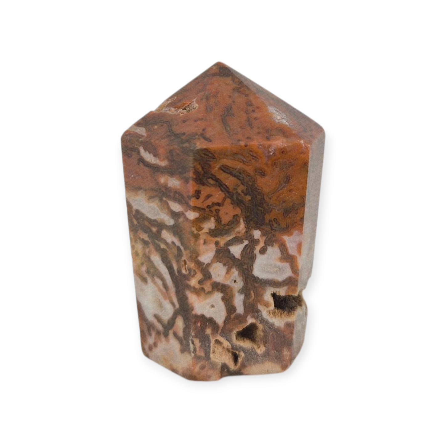 Crystals - Red and Green Moss Agate Generator/Point