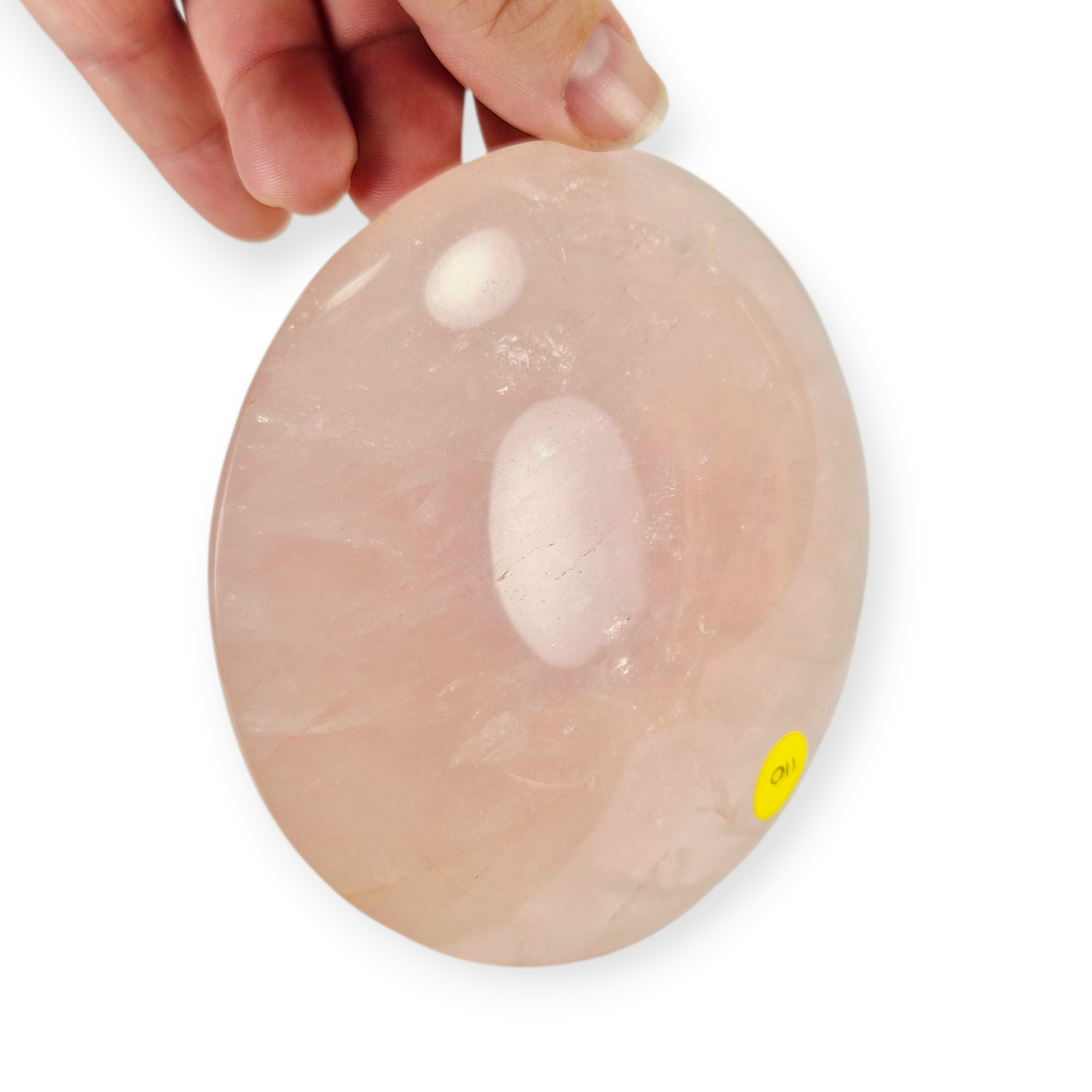 Crystals - Rose Quartz Discus/Disc Freeform