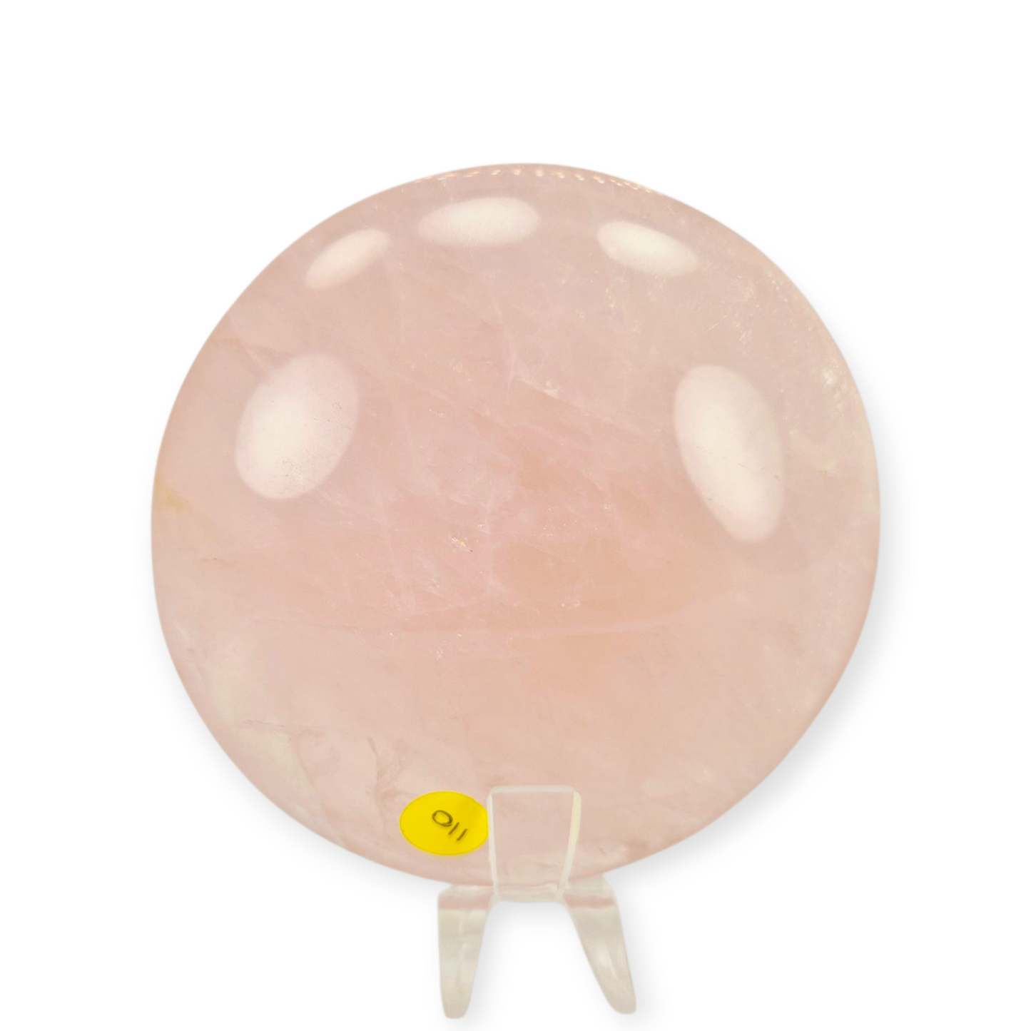 Crystals - Rose Quartz Discus/Disc Freeform