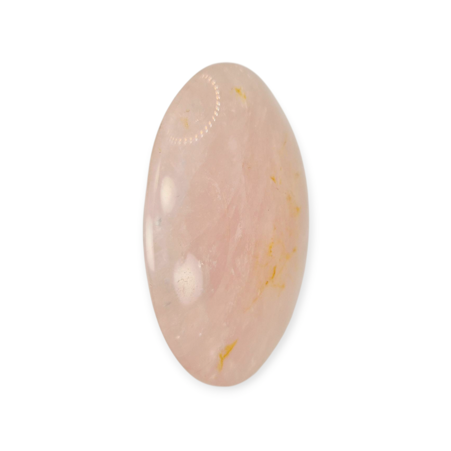 Crystals - Rose Quartz Discus/Disc Freeform
