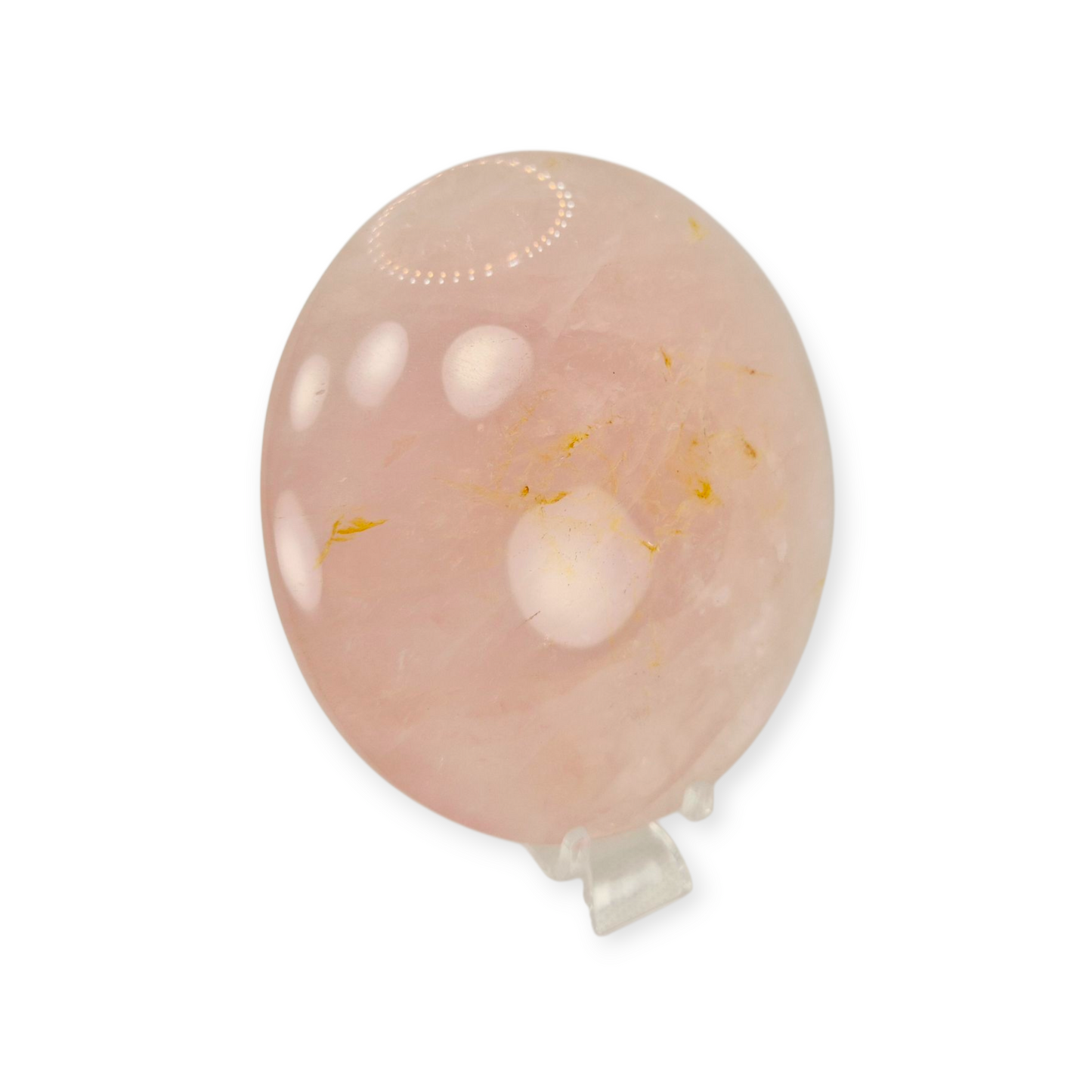 Crystals - Rose Quartz Discus/Disc Freeform