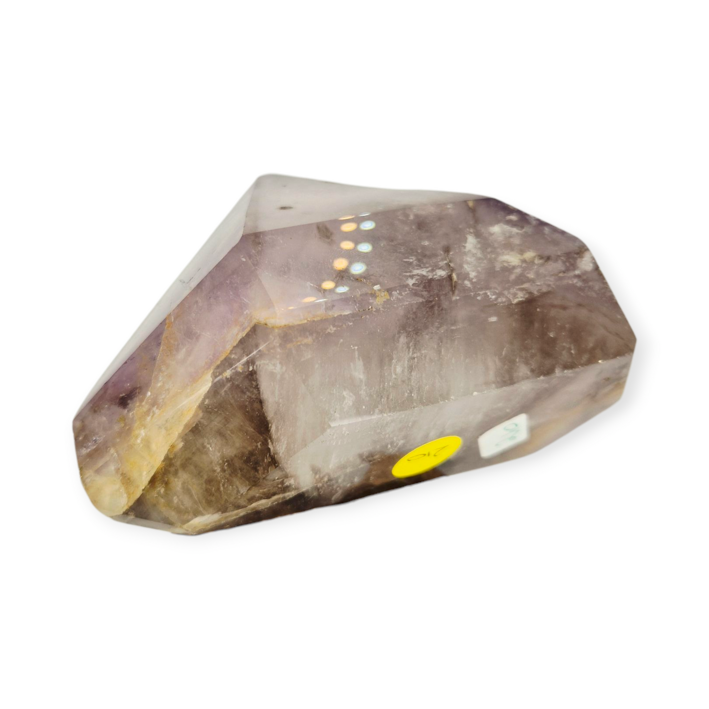 Crystals - Amethyst and Smoky Quartz Polished Point