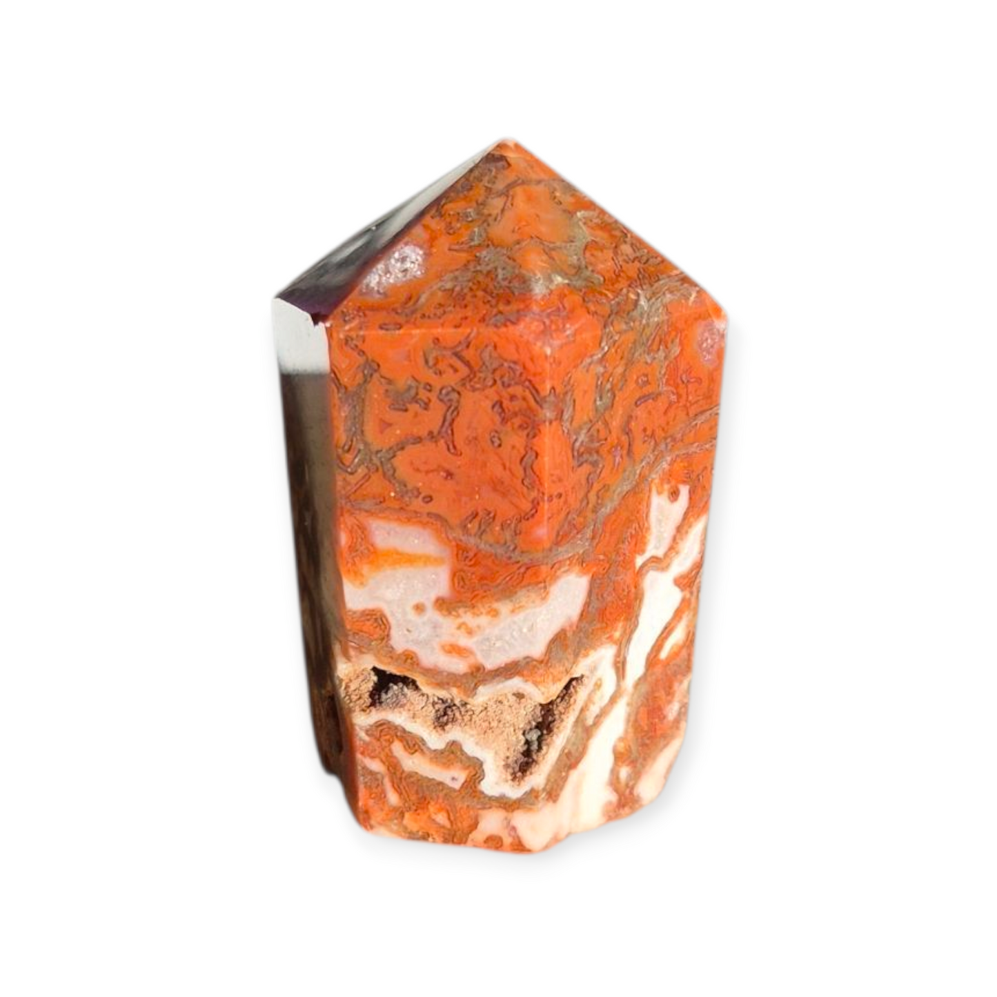 Crystals - Red and Green Moss Agate Generator/Point