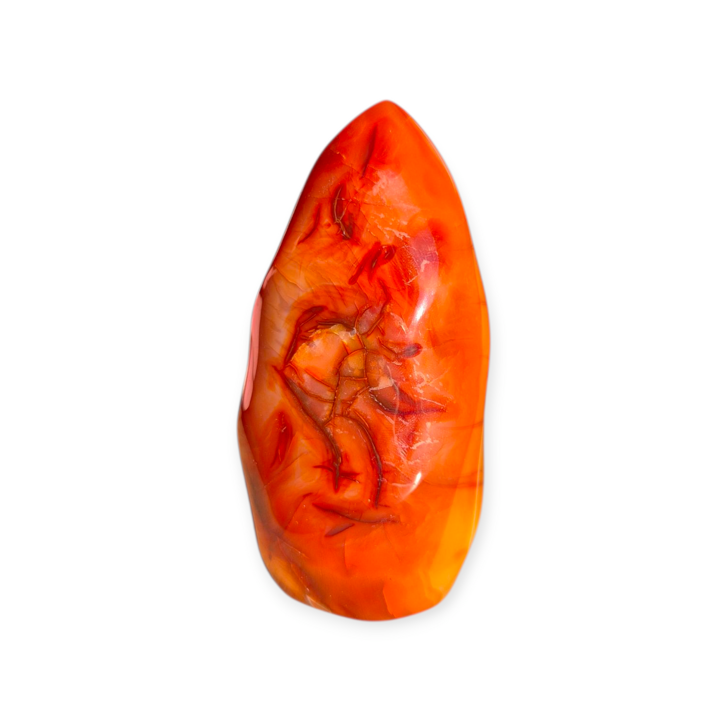 Crystals - Carnelian Polished Flame
