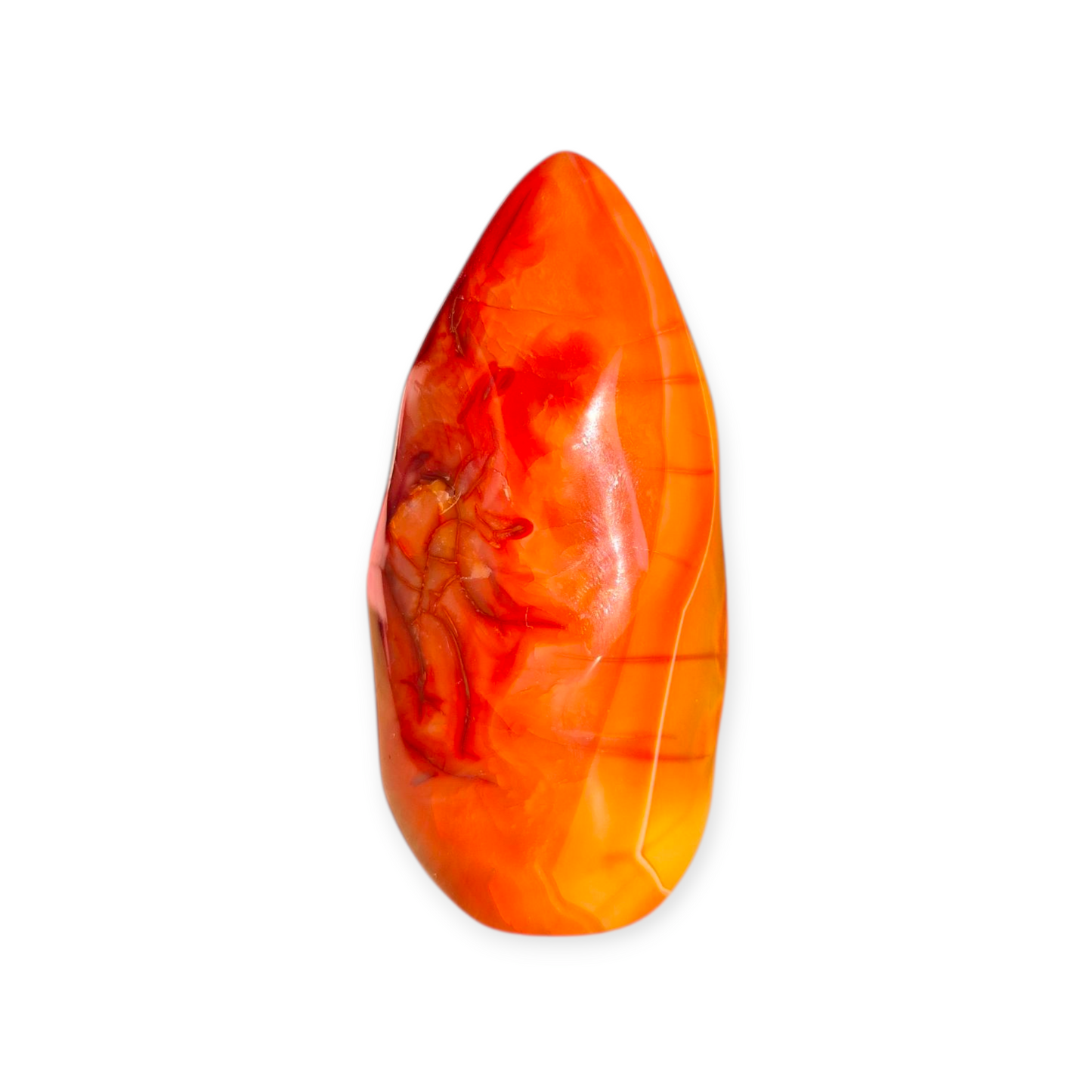 Crystals - Carnelian Polished Flame