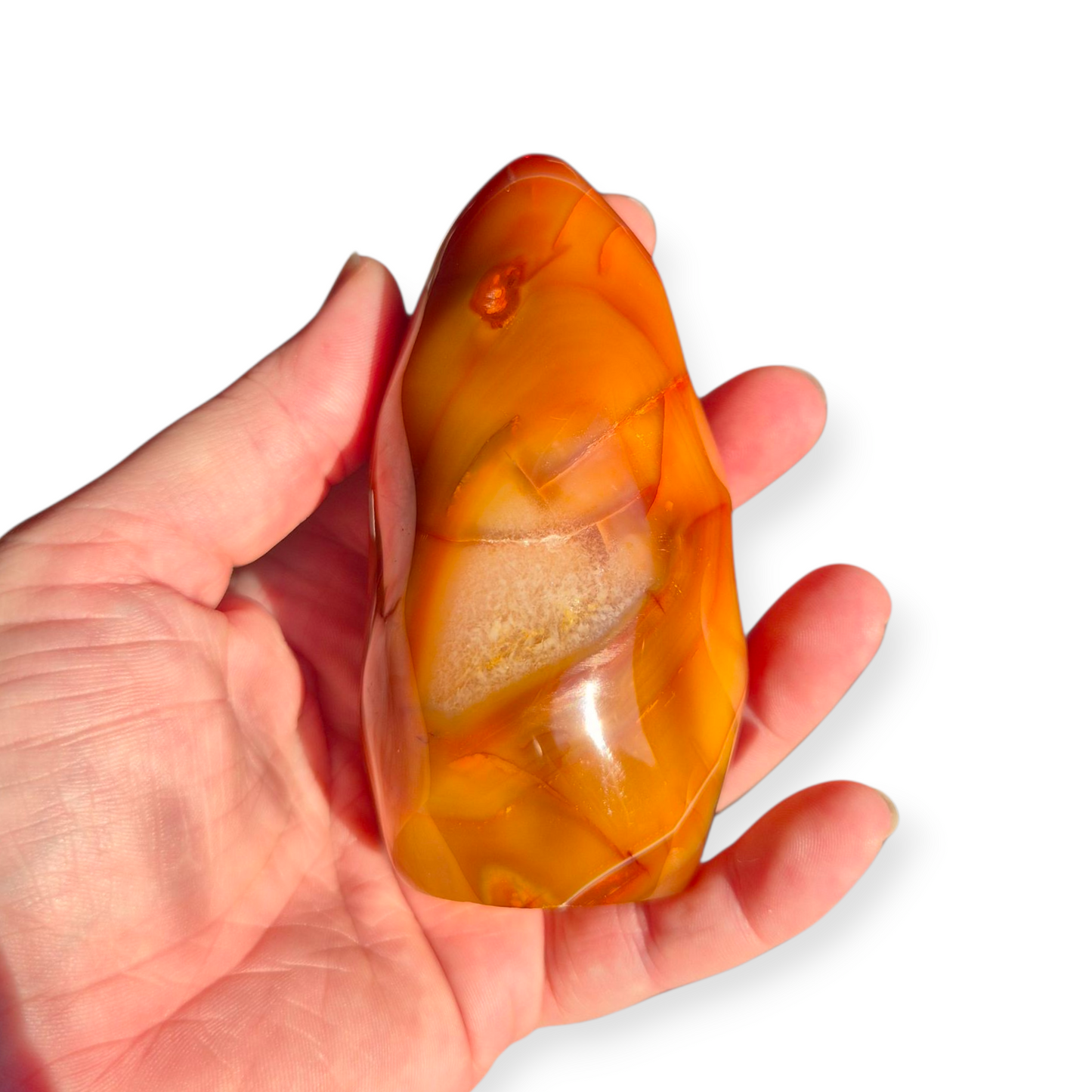 Crystals - Carnelian Polished Flame