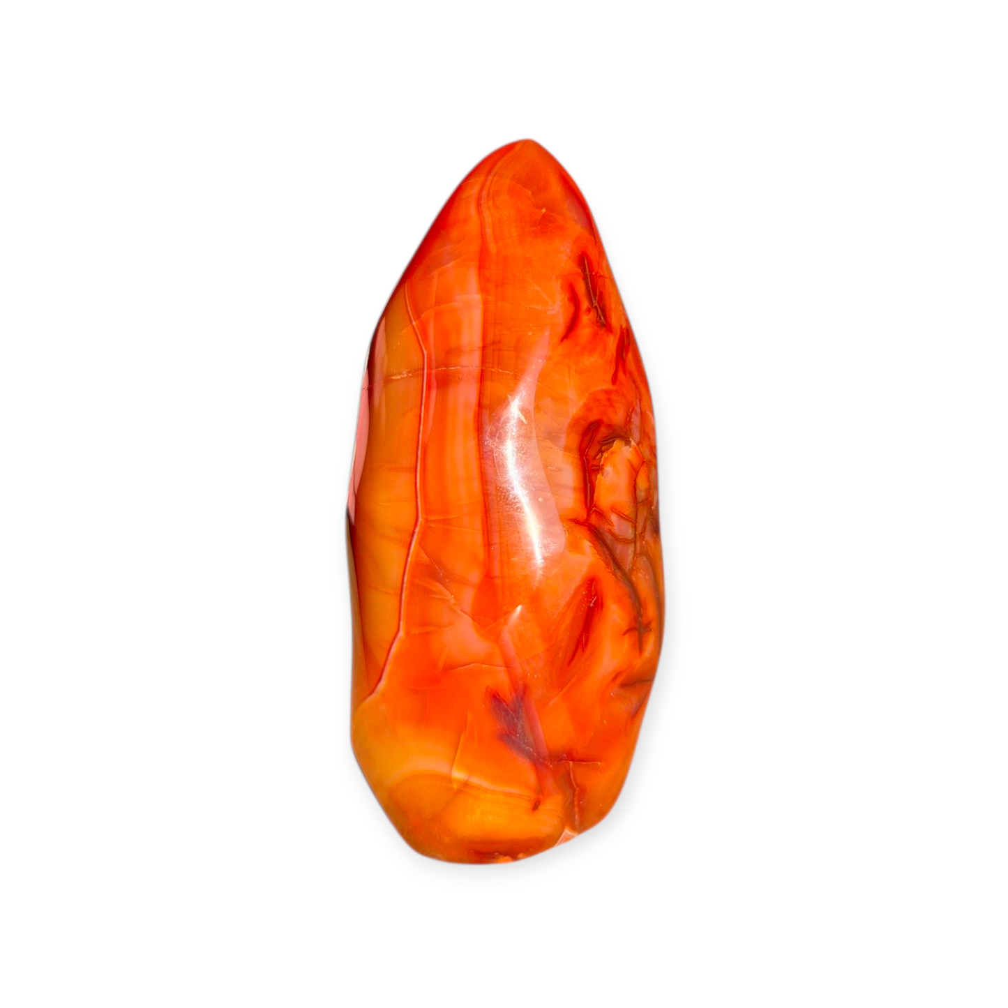 Crystals - Carnelian Polished Flame
