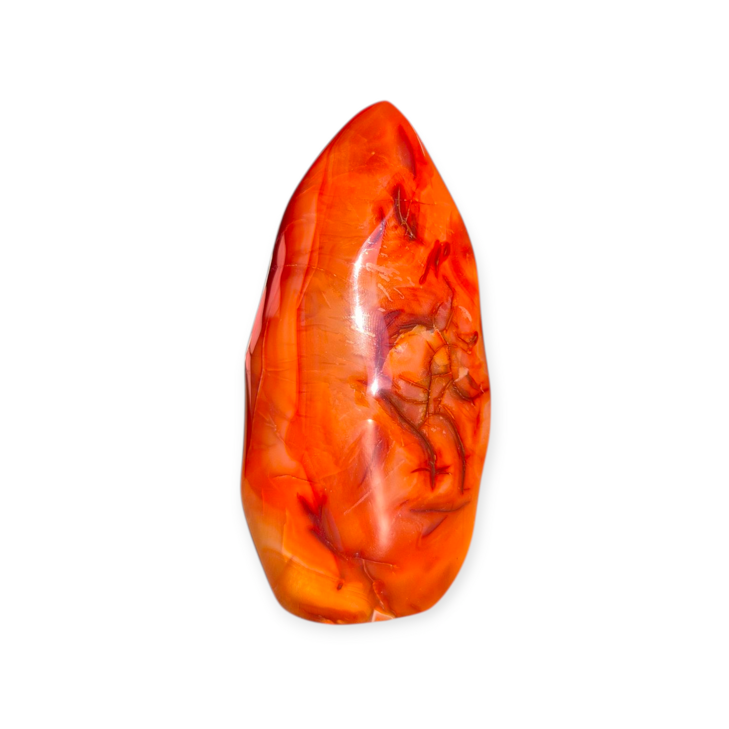 Crystals - Carnelian Polished Flame