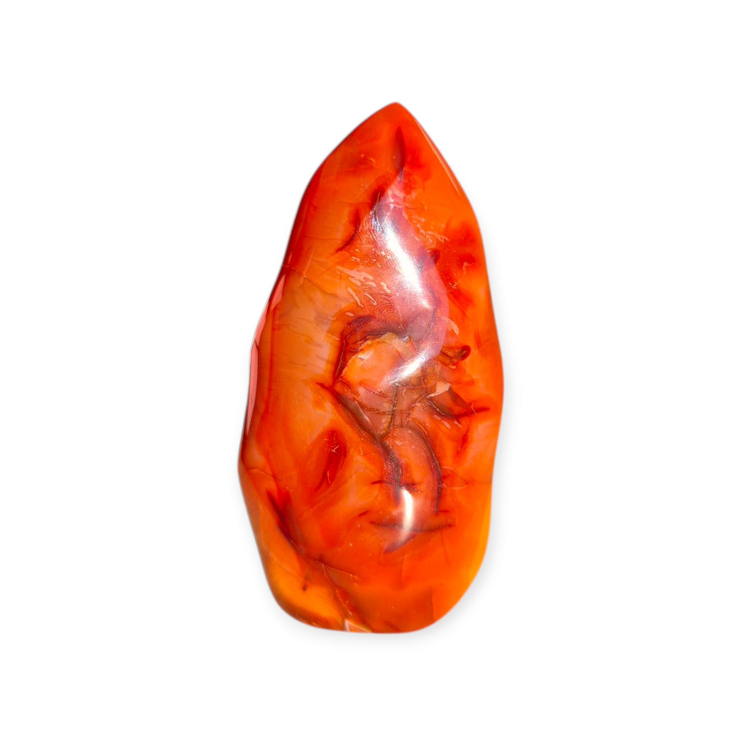 Crystals - Carnelian Polished Flame