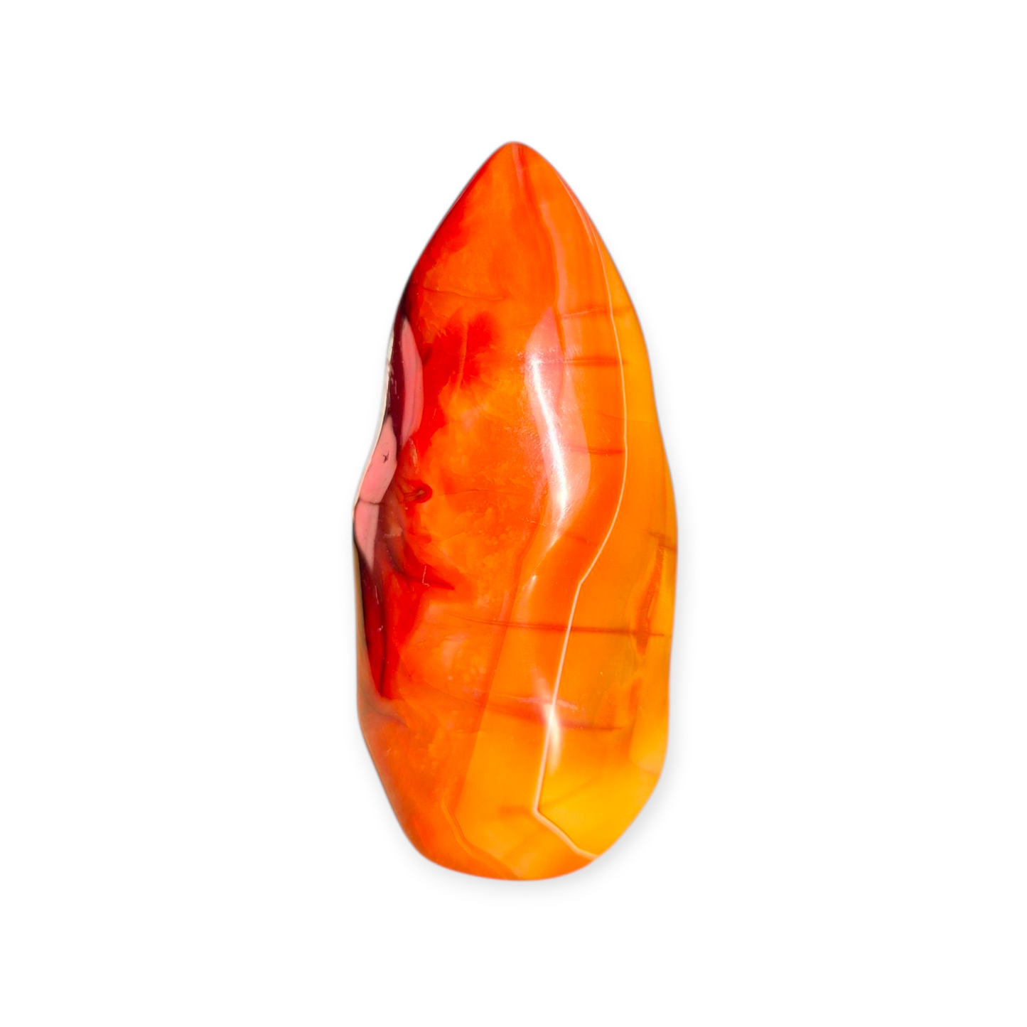 Crystals - Carnelian Polished Flame