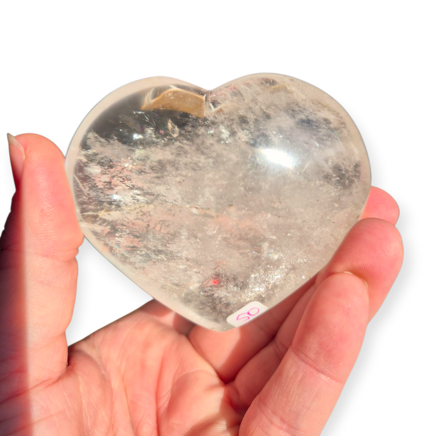 Crystals - Clear Quartz Polished Heart