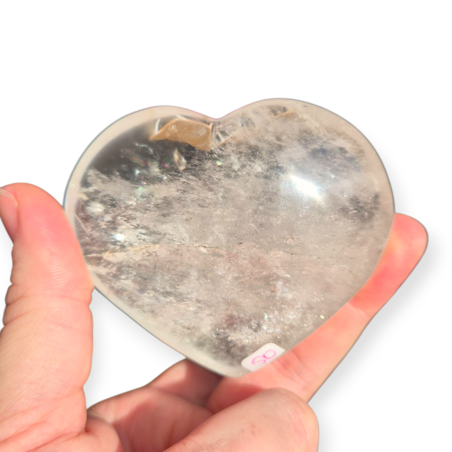 Crystals - Clear Quartz Polished Heart