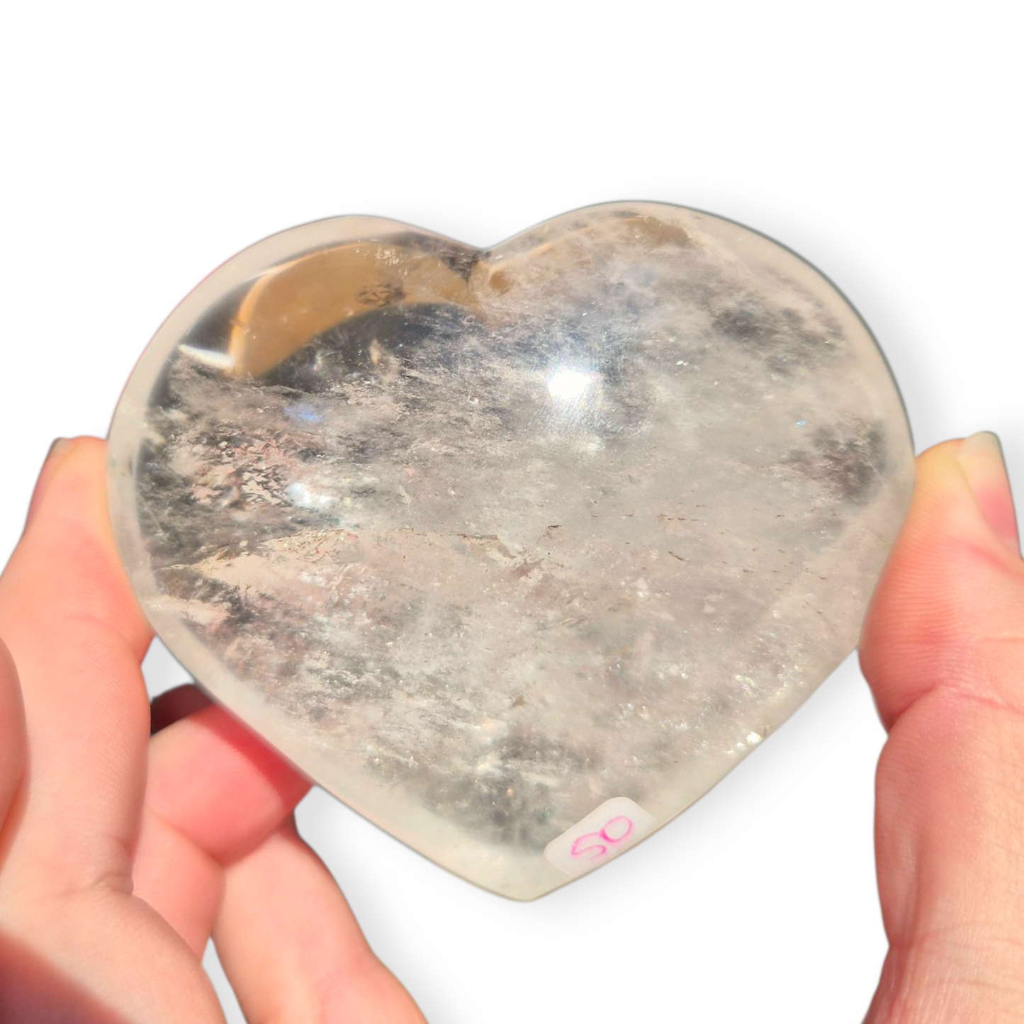 Crystals - Clear Quartz Polished Heart