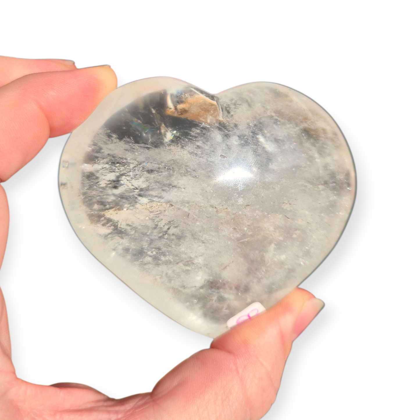 Crystals - Clear Quartz Polished Heart