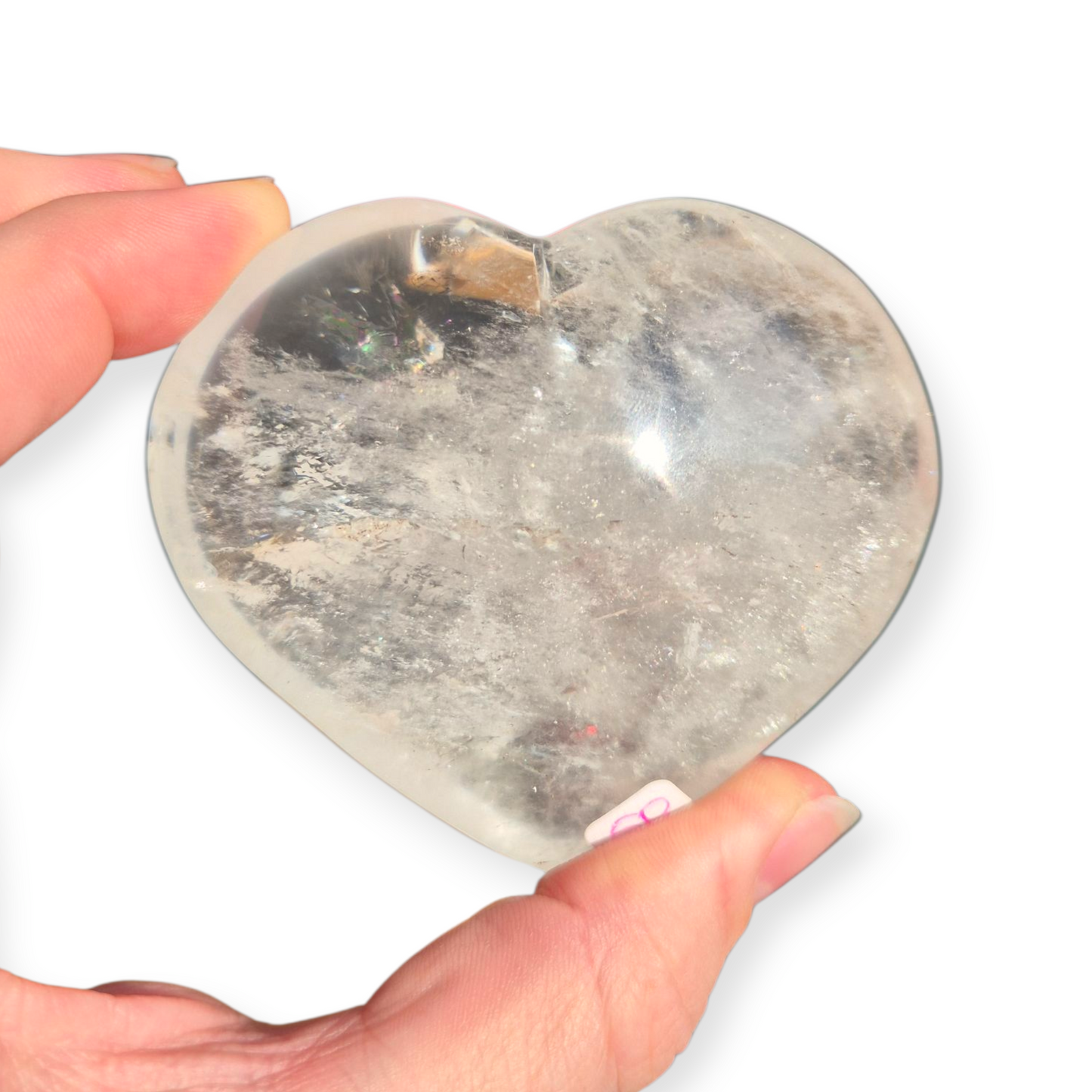 Crystals - Clear Quartz Polished Heart