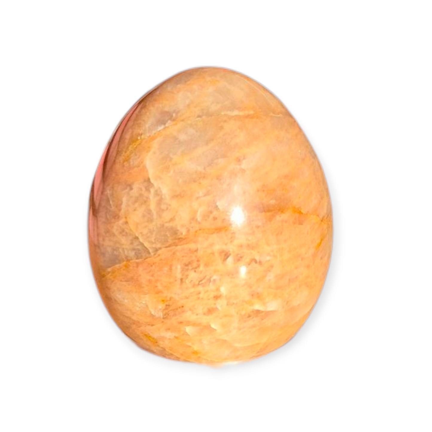Crystals - Peach Moonstone Polished Egg