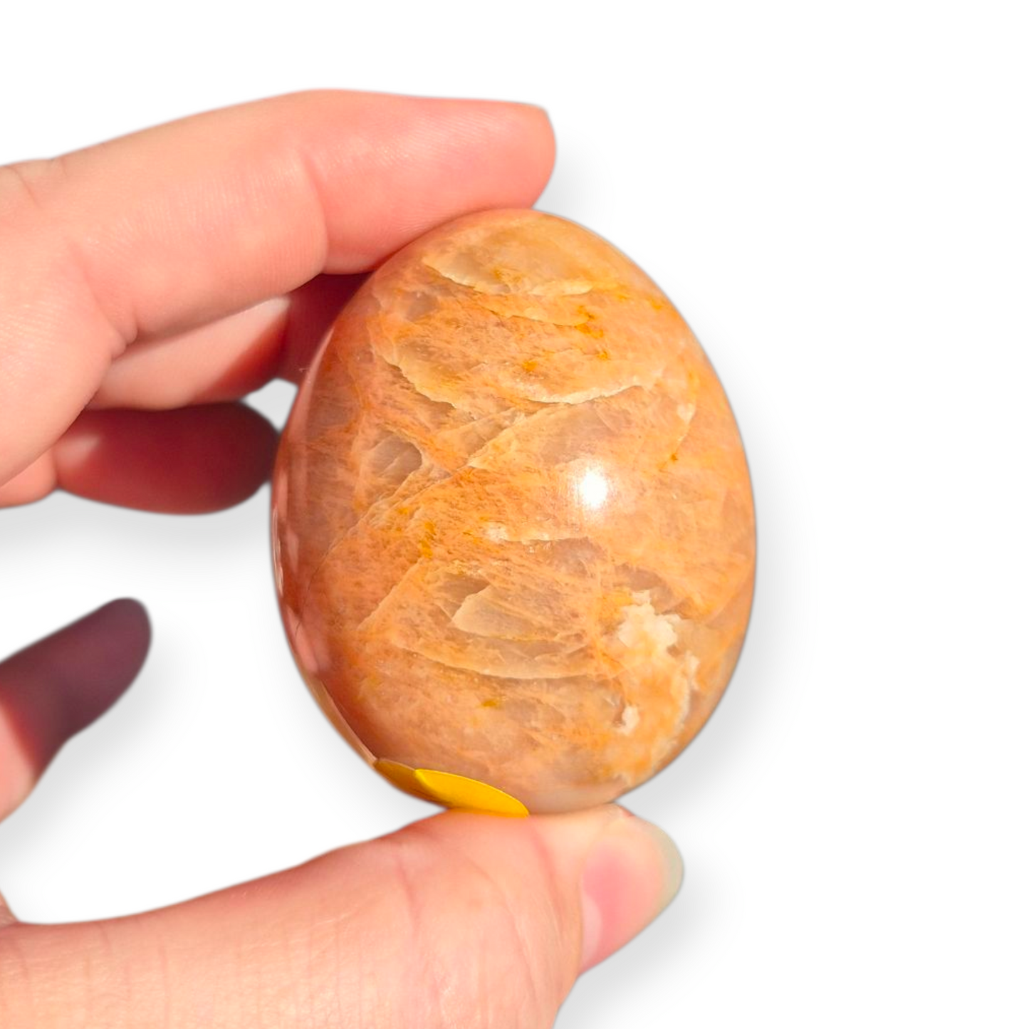 Crystals - Peach Moonstone Polished Egg