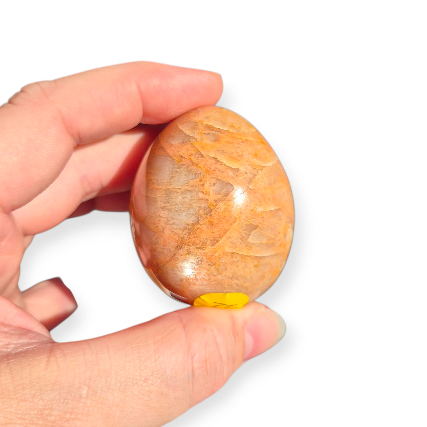 Crystals - Peach Moonstone Polished Egg