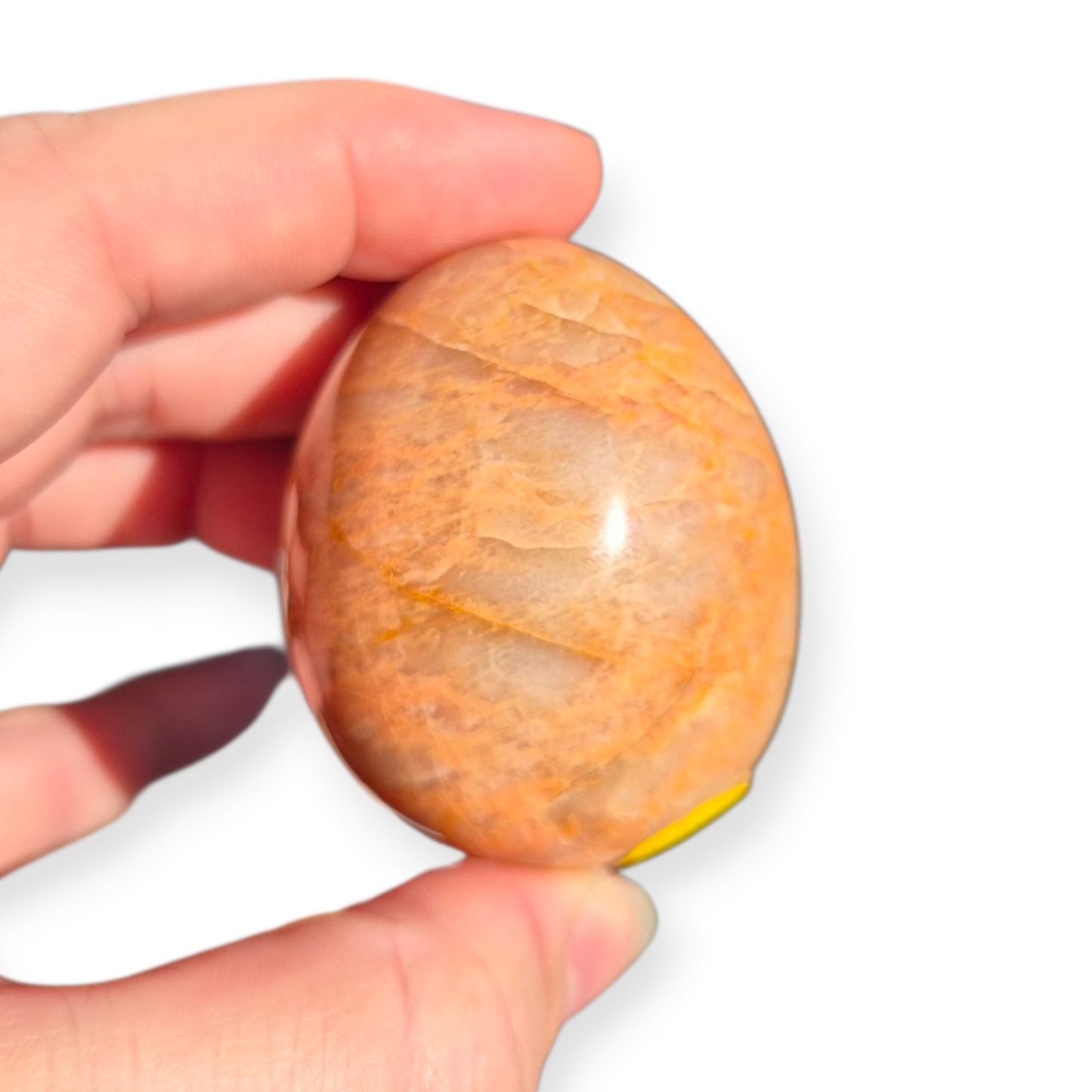 Crystals - Peach Moonstone Polished Egg
