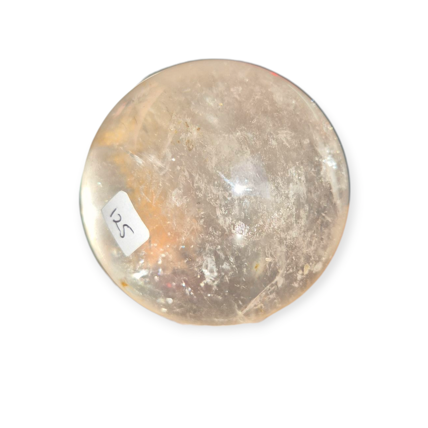 Crystals - Clear Quartz Sphere (High Grade with Hematoid Inclusion)